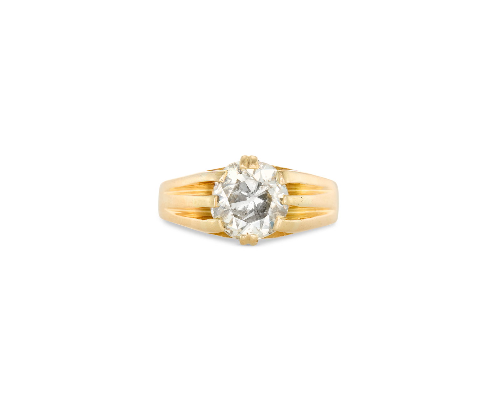 18K Gold and Diamond Ring (1 of 3)