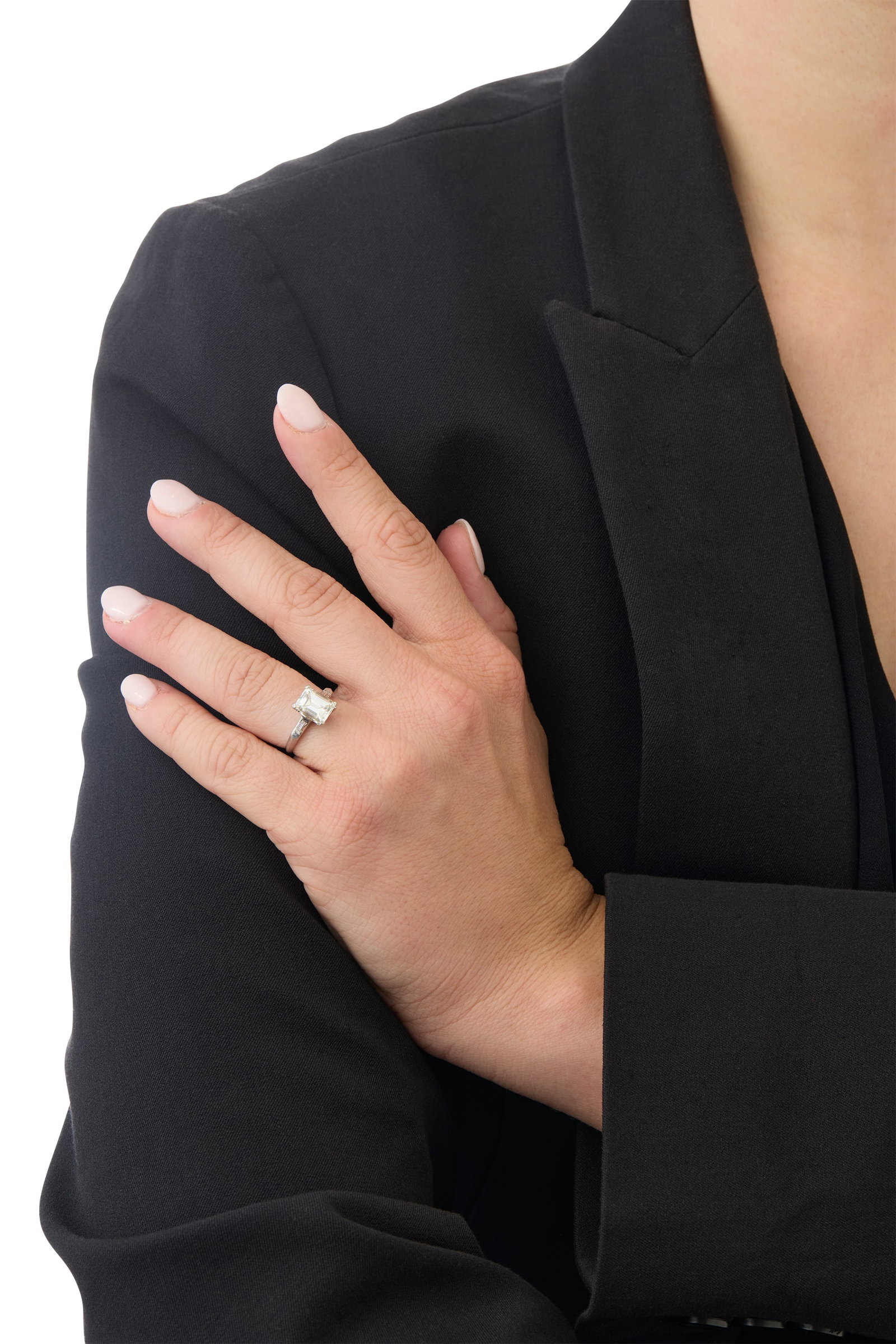 Platinum and Diamond Ring - 4