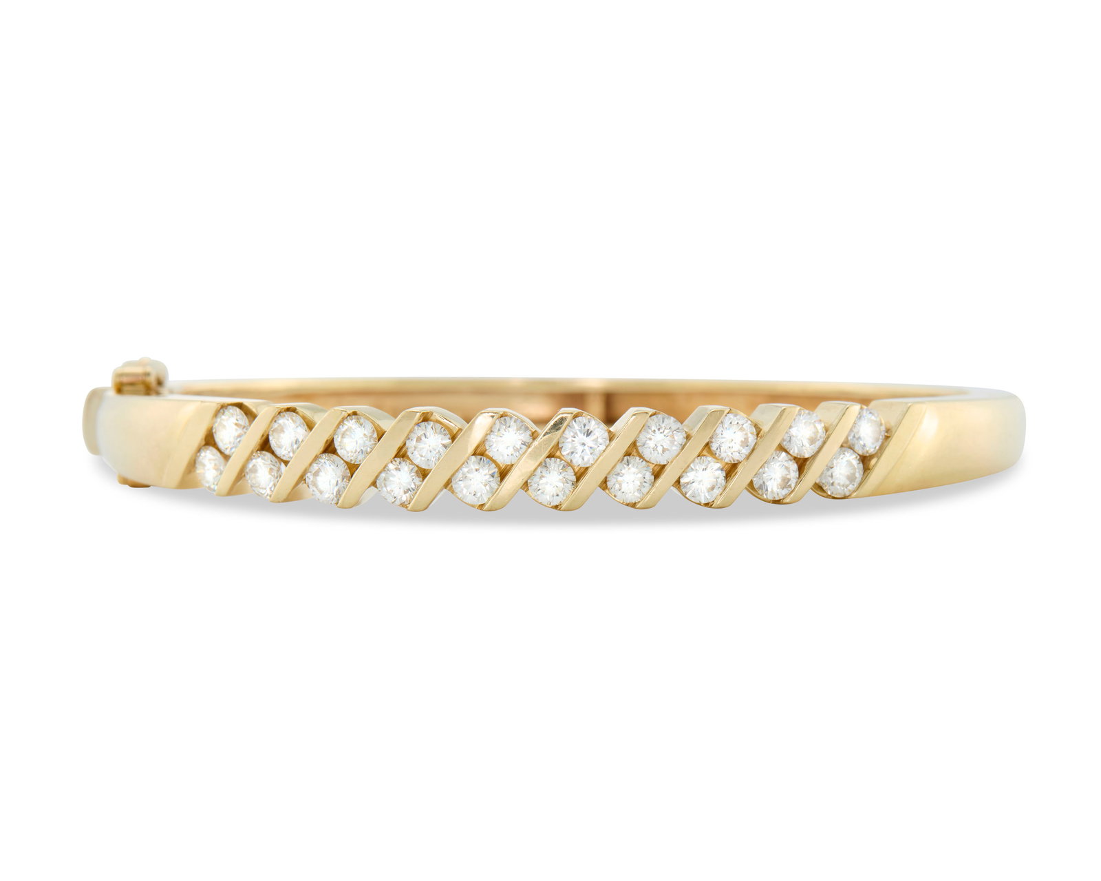 14K Gold and Diamond Bracelet (1 of 3)
