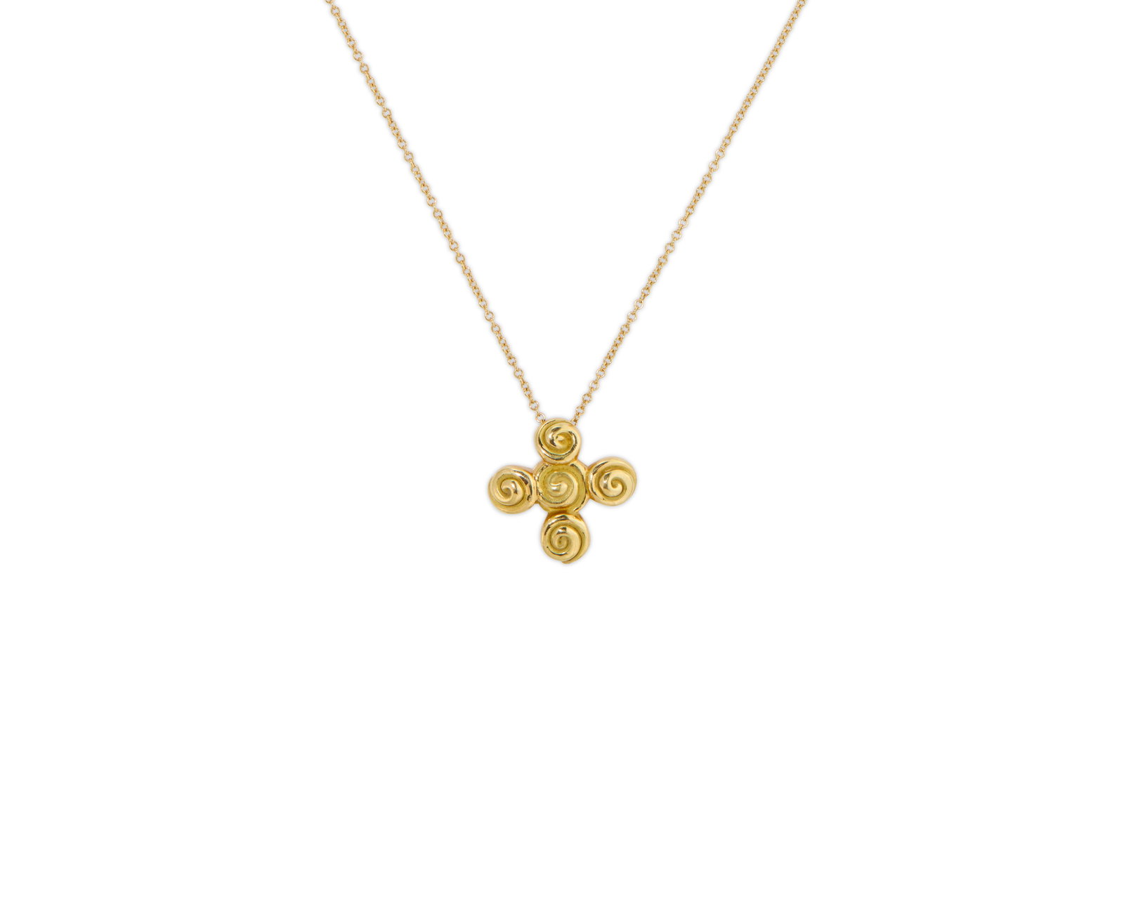 TIFFANY & CO. 18K Gold 'Spiro' Pendant Necklace (1 of 4)