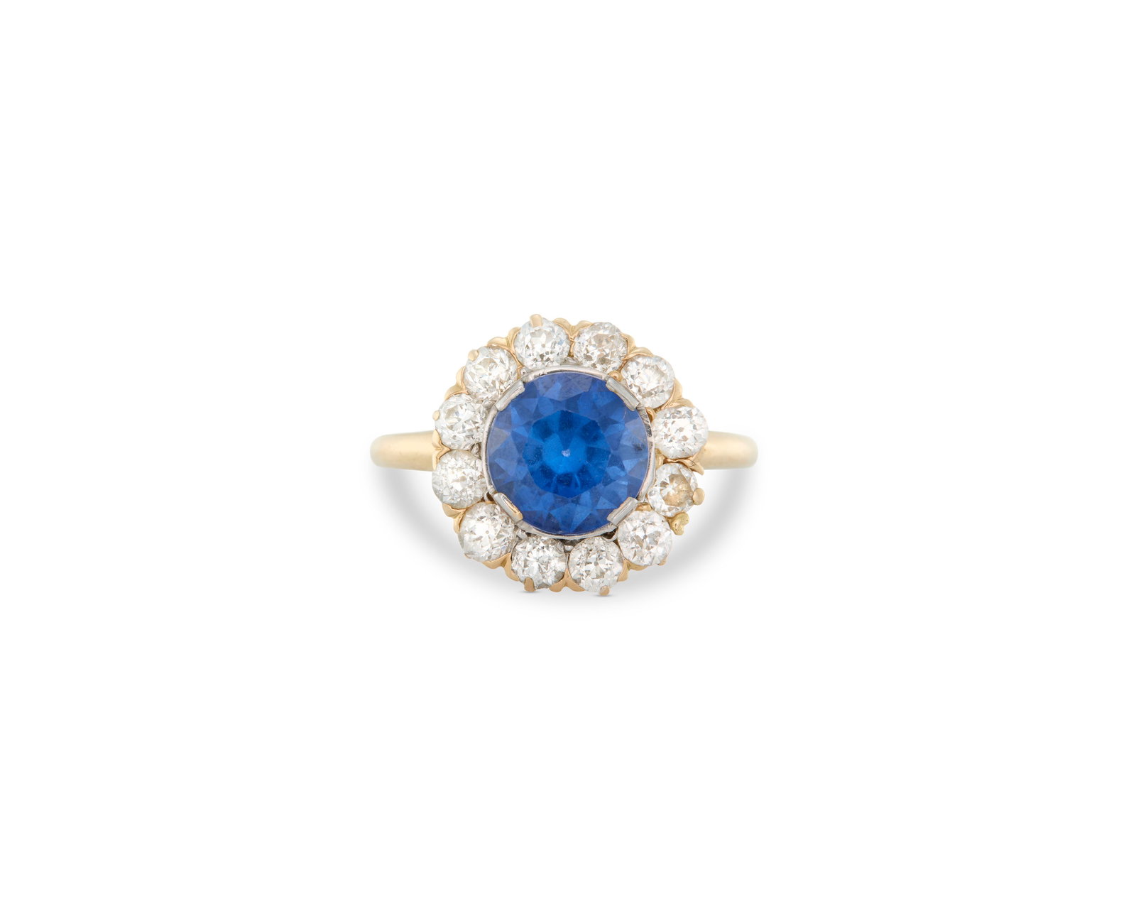 14K Gold, Sapphire, and Diamond Ring (1 of 3)