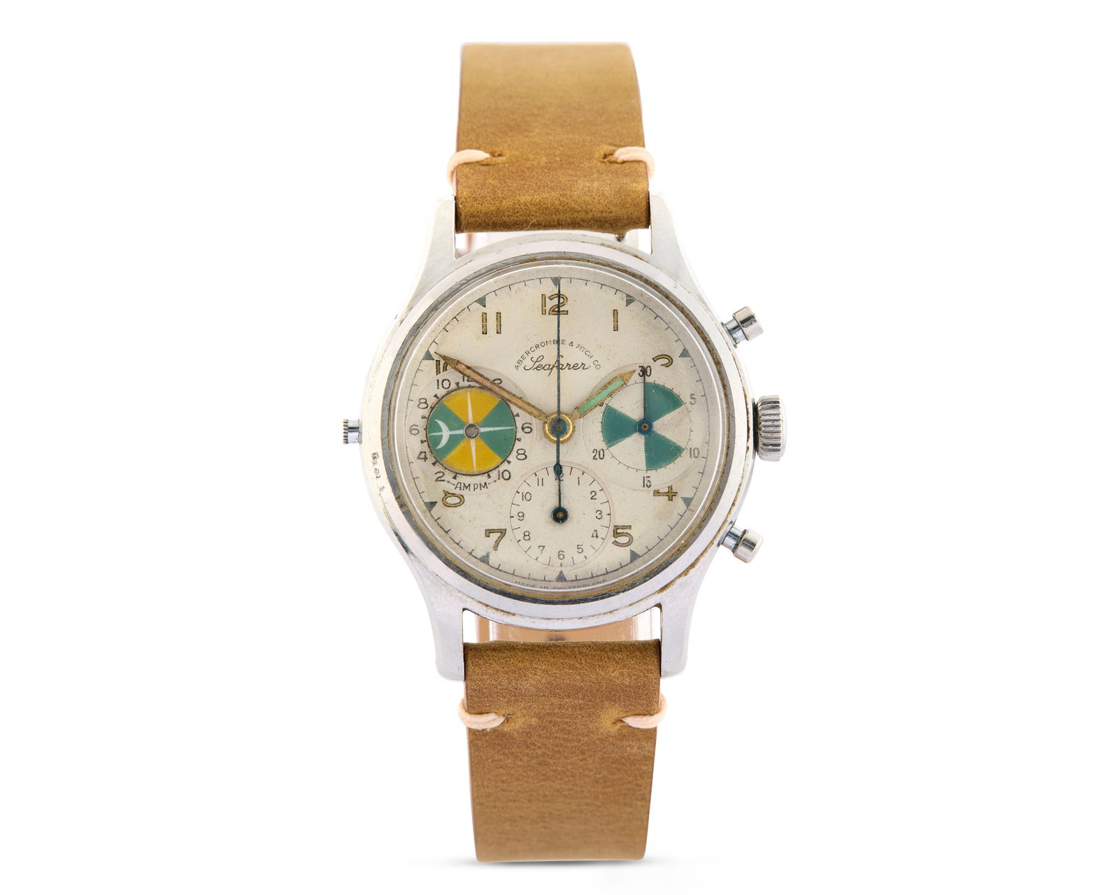 HEUER, ABERCROMBIE & FITCH CO. Stainless Steel 'Seafarer' Chronograph Wristwatch (1 of 4)