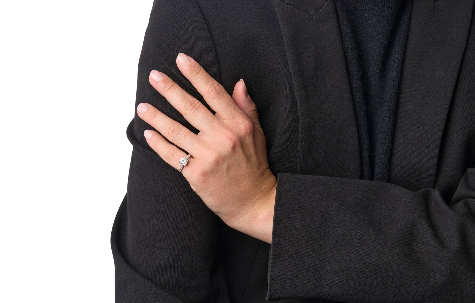 Platinum and Diamond Ring - 3