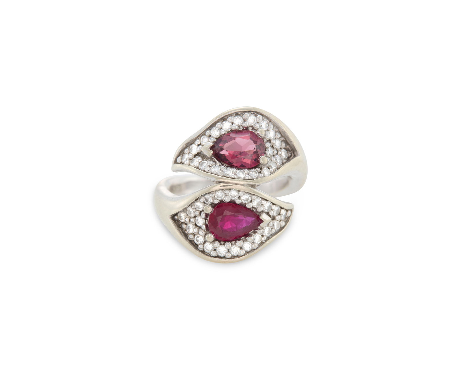14K Gold, Ruby, Garnet, and Diamond Ring (1 of 3)