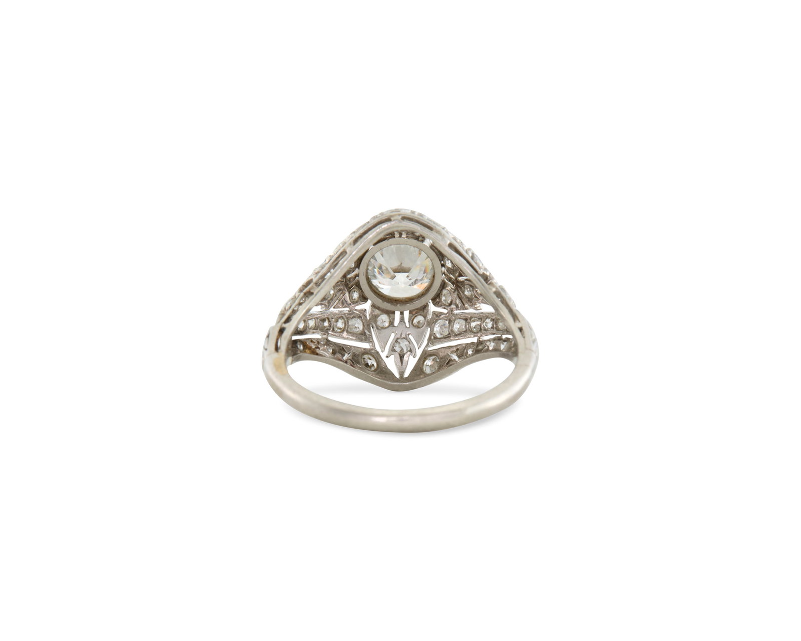 Platinum and Diamond Ring - 2