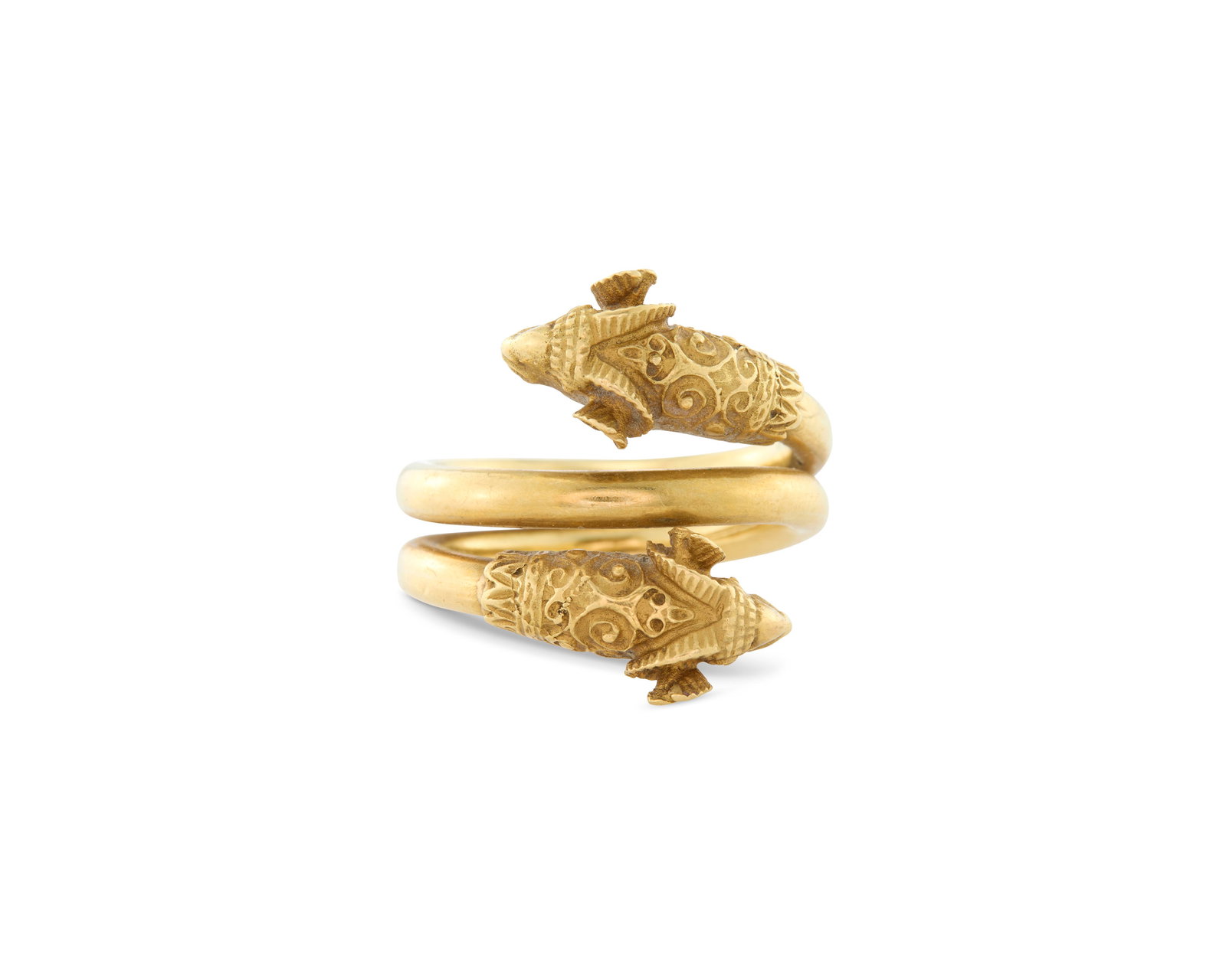 18K Gold Etruscan Revival Ring (1 of 3)
