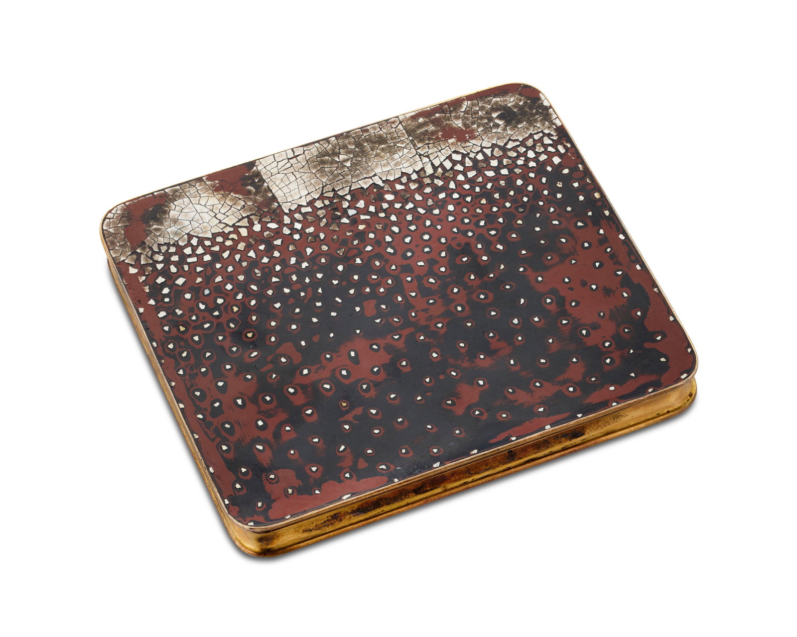 G. KELLER 14K Gold and Enamel Cigarette Case (1 of 2)