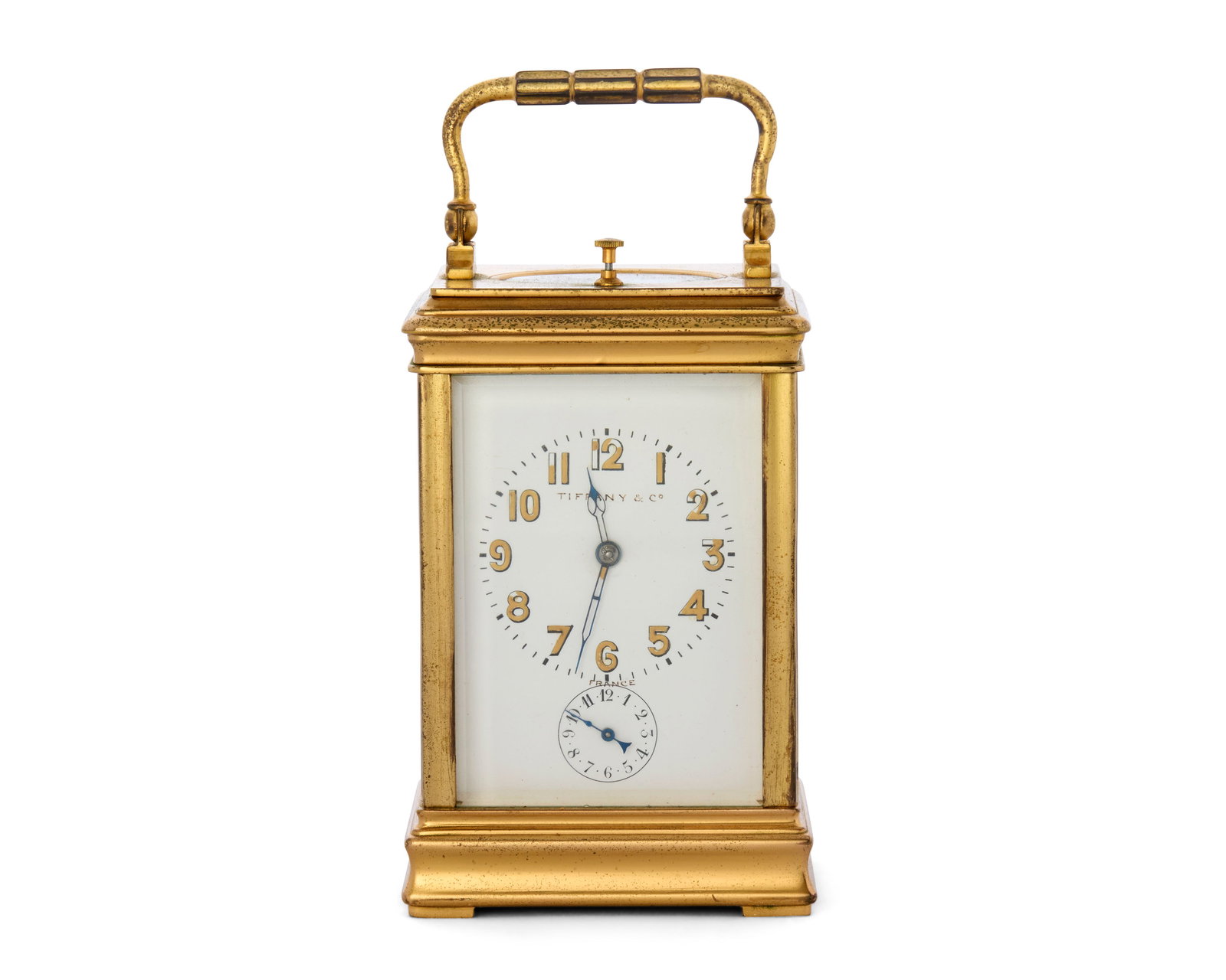 TIFFANY & CO. Bronze French Carriage Clock, late 19th/early 20th century (1 of 3)