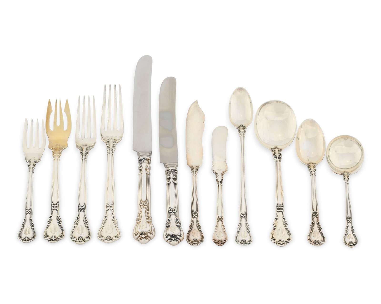 GORHAM Silver Flatware Service, Providence, Chantilly Pattern (1 of 4)