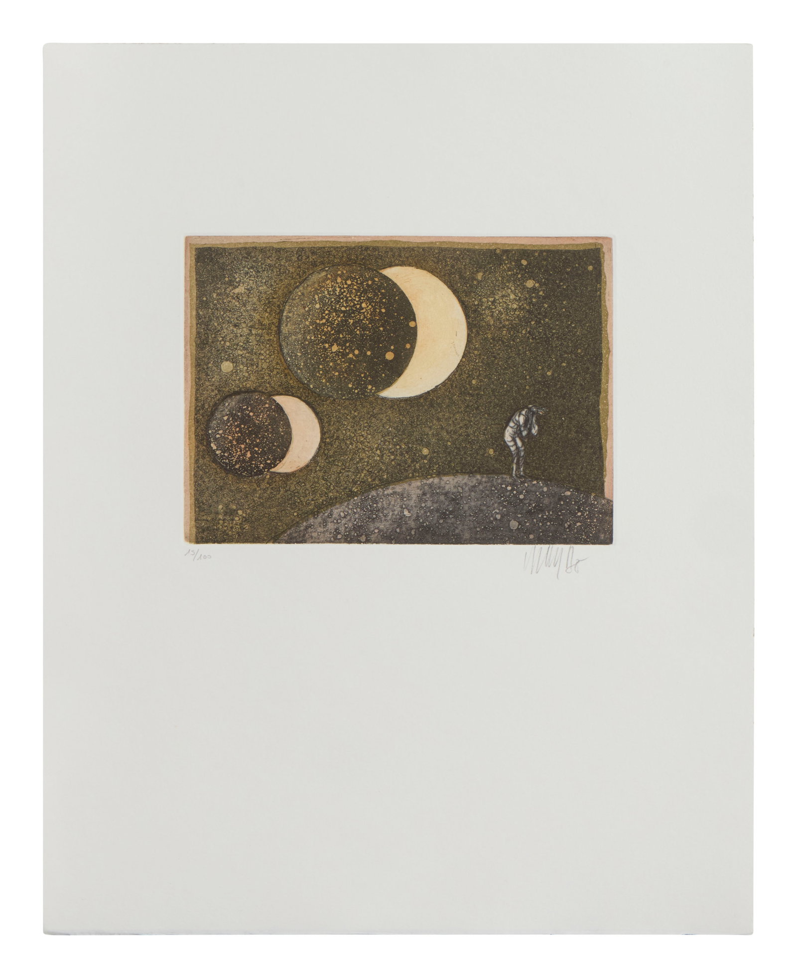 LARS BO, (Danish, 1924-1999), Fourteen Etchings from Auguries of Innocence, the complete folio with (1 of 5)