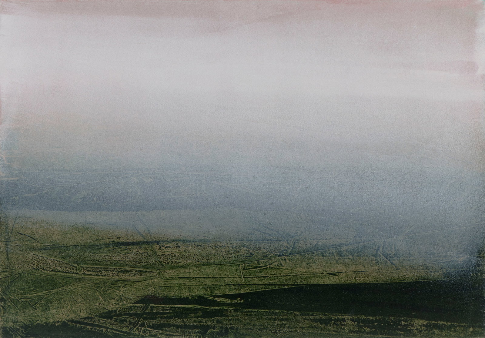 ANTONIO MURADO, (Spanish, b. 1964), Untitled (Abstract Landscape), 2015, acrylic on canvas, 34 x 49 (1 of 4)