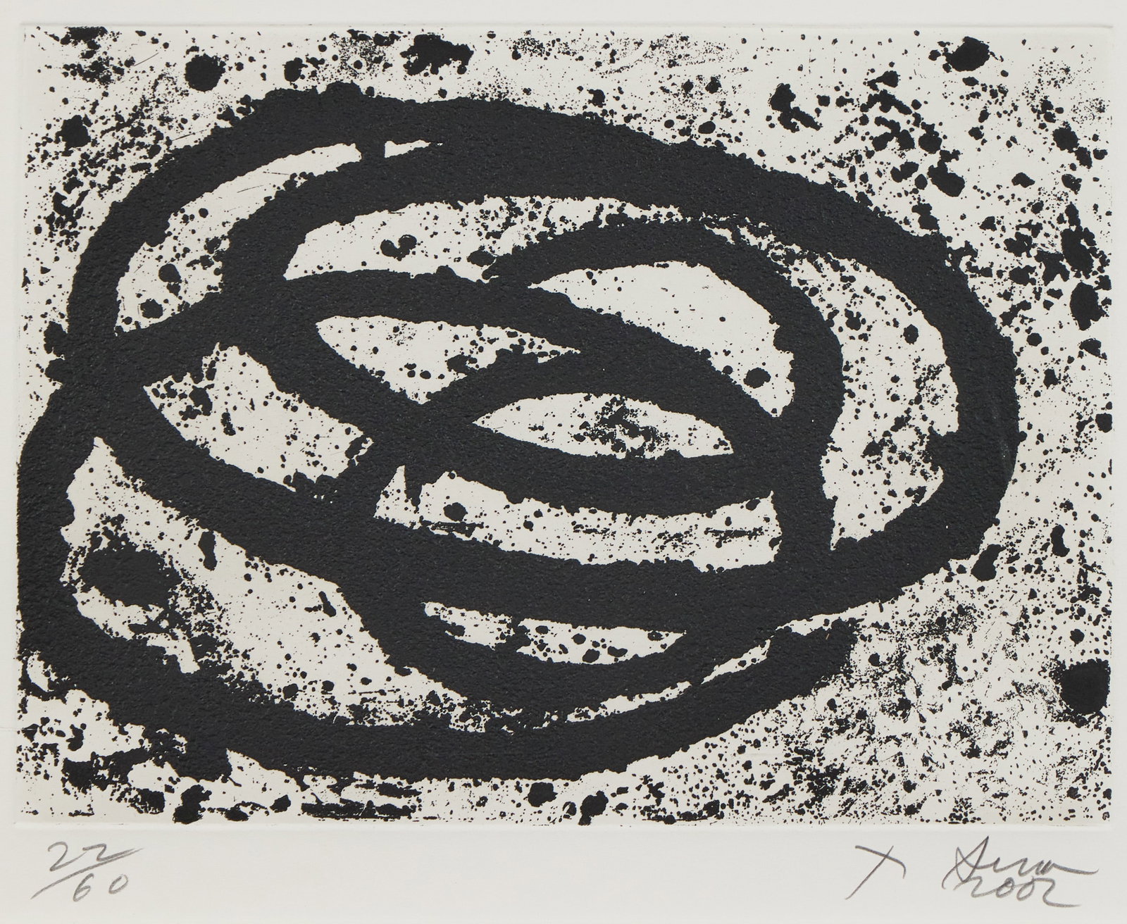 RICHARD SERRA, (American, 1938-2024), Venice Notebook #15, 2002, etching on paper, sight: 11 1/2 x (1 of 3)