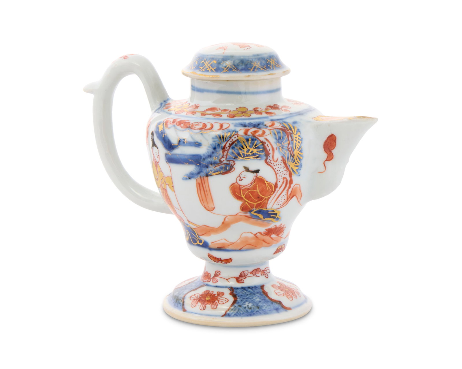 Important Chinese Export Kangxi Era Imari Oil Lamp and Cover (1 of 1)