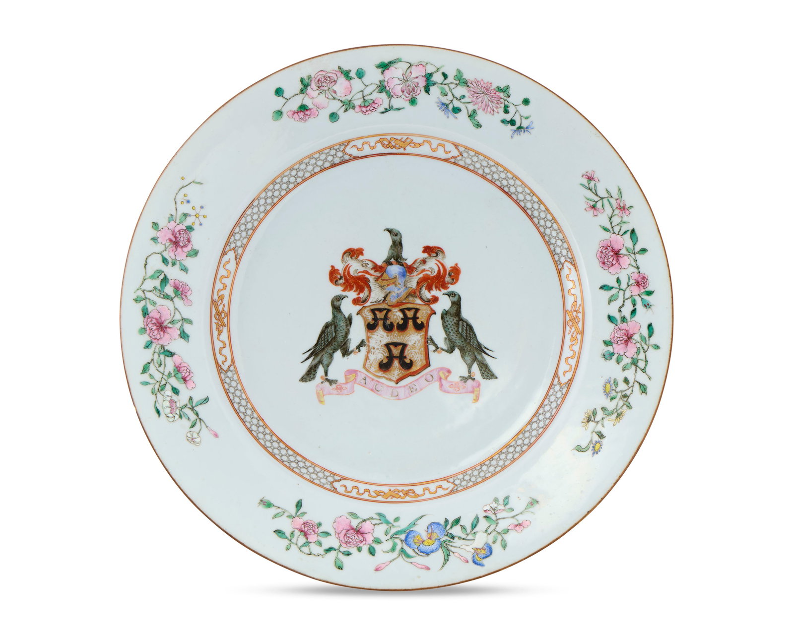 Very Fine Chinese Export English Market Armorial Charger (1 of 1)
