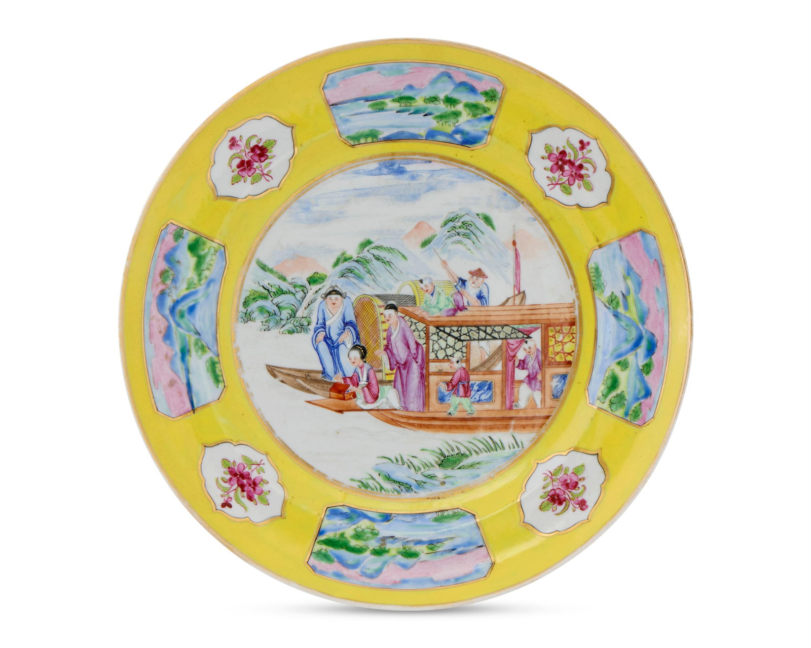 Very Fine Chinese Export Canton Famille Rose Plate (1 of 1)