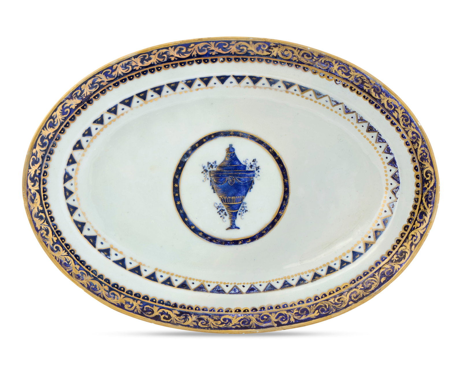 Chinese Export American Market Platter from the service of Commodore Richard Dale, Philadelphia, (1 of 1)