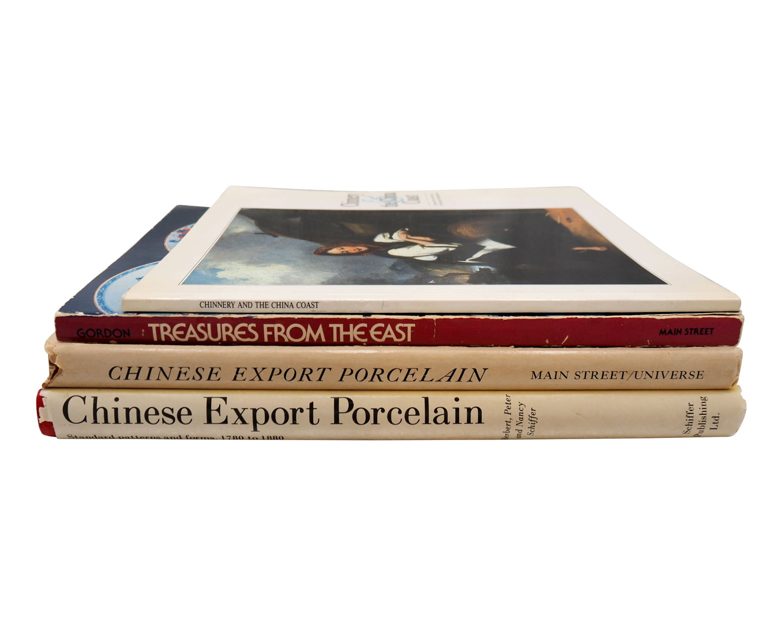A Collection of Four Broad Survey of Chinese Export Goods: A Collection of Four Broad Survey of Chinese Export Goods comprising: Elinor Gordon, Treasures from the East: Chinese Export Porcelain for the Collector, Mainstreet Press: Pittstown, 1984; Chinnery & 
