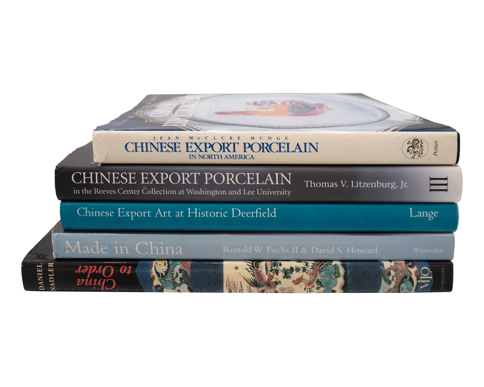 Comprehensive Collection of Books and Catalogues of Chinese Export Porcelain for the American Market: Comprehensive Collection of Books and Catalogues of Chinese Export Porcelain for the American Market comprising forty-five volumes: Henry Trubner, Chinese Influence on American Culture in the 18th and