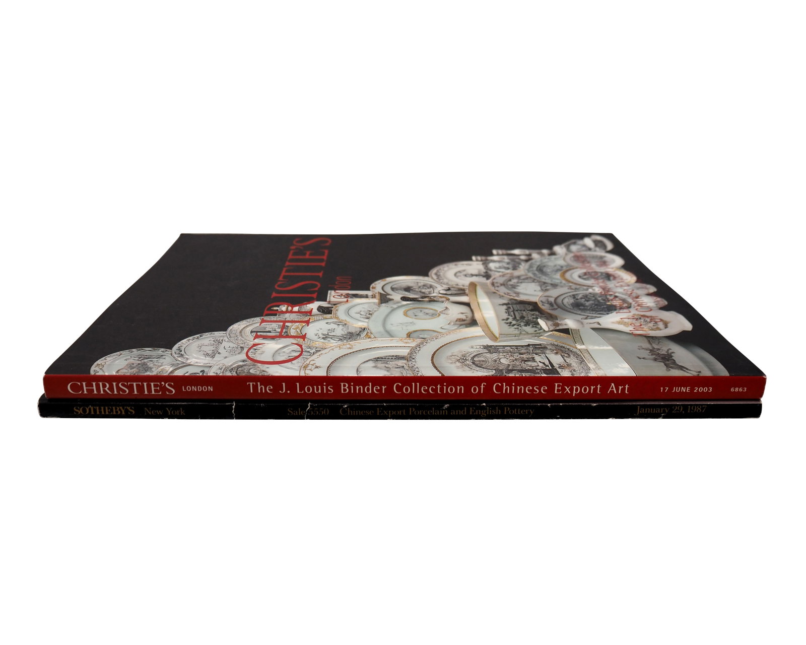 Mr. Binder’s Private Copy of His Father’s Sale Catalogue and The Rev. Benjamin J. Lake Sale: Mr. Binder’s Private Copy of His Father’s Sale Catalogue and The Rev. Benjamin J. Lake Sale Catalogue comprising: Christie’s, The J. Louis Binder Collection of Chinese Export Art, London, 17 Jun