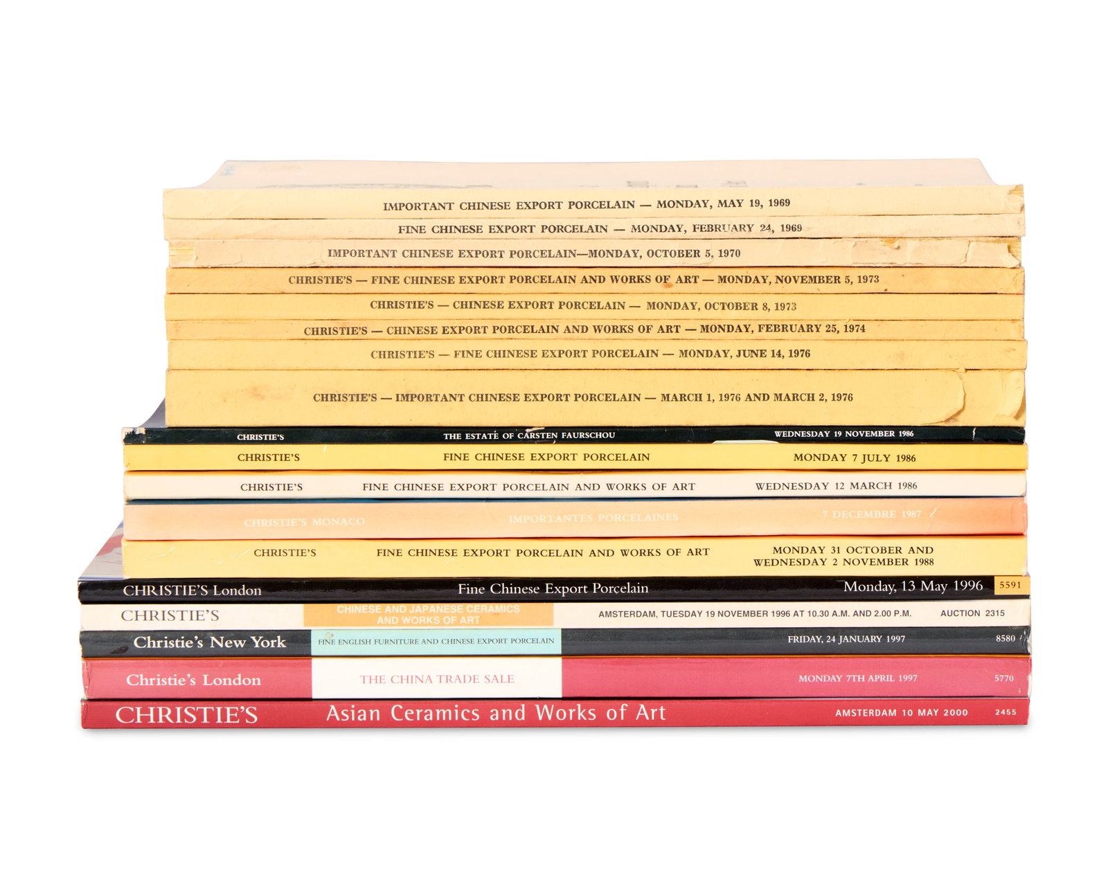 A Collection of Christie’s Chinese Export Auction Catalogues (1 of 1)