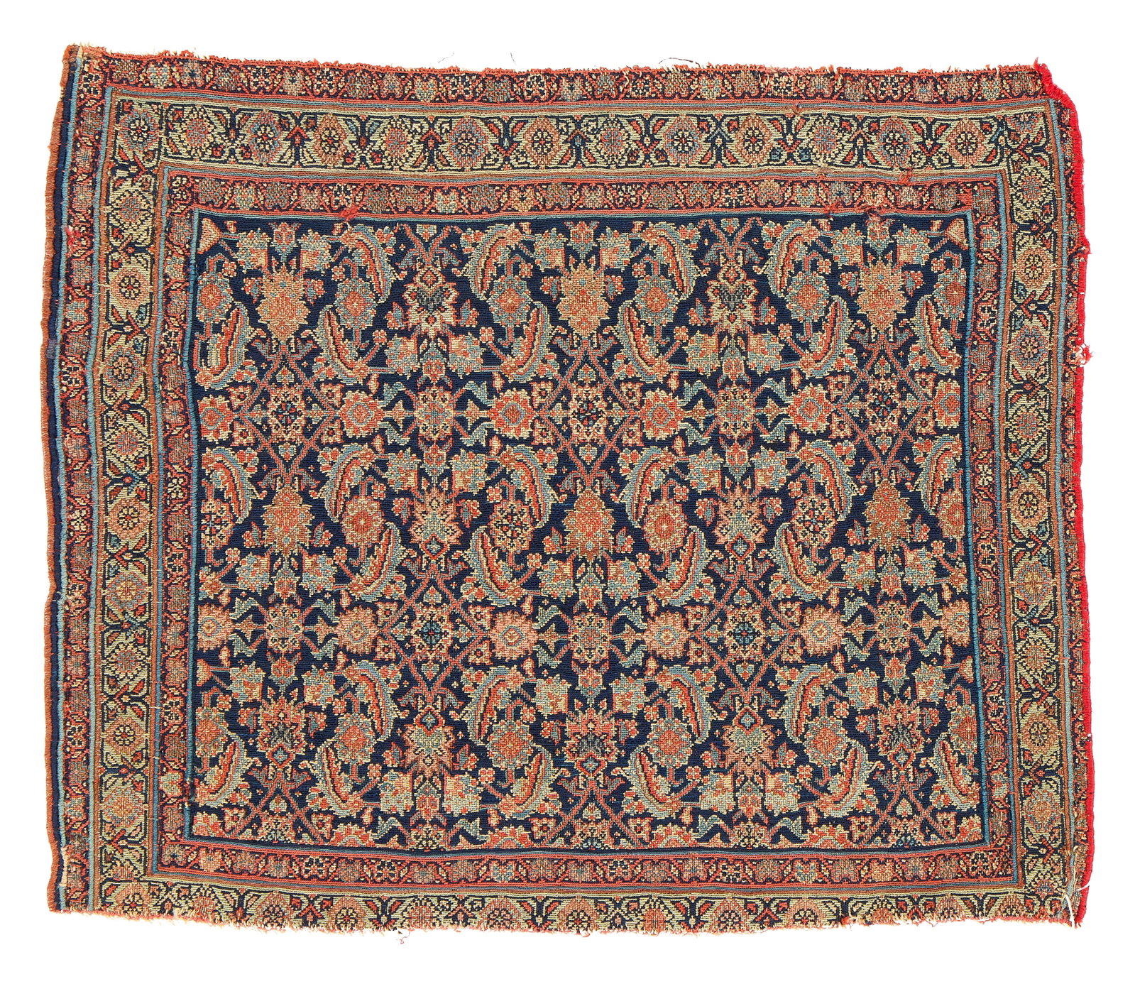 Bidjar Soumac Bag Front, Persia, last quarter 19th century: Bidjar Soumac Bag Front, Persia, last quarter 19th century 1 ft. 8 in. x 2 ft. Provenance: The Collection of Val Arbab, La Jolla, CA.