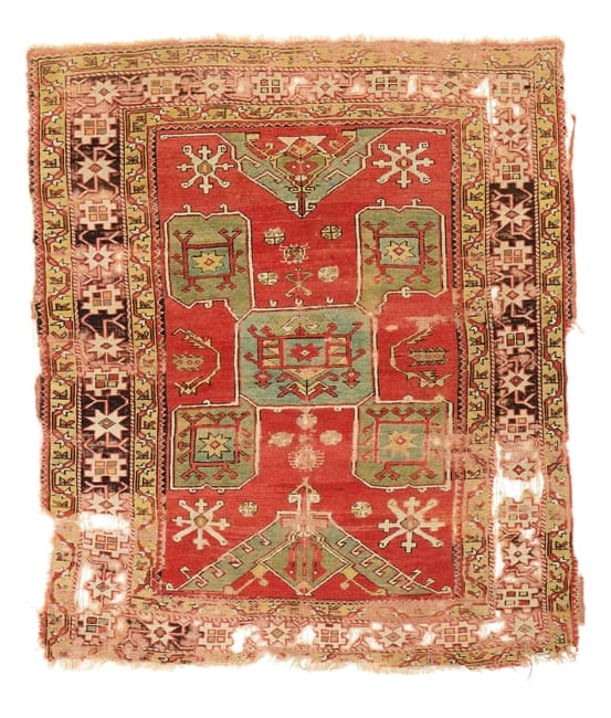 Star Ushak Rug, Anatolia, ca. 1800 (1 of 2)