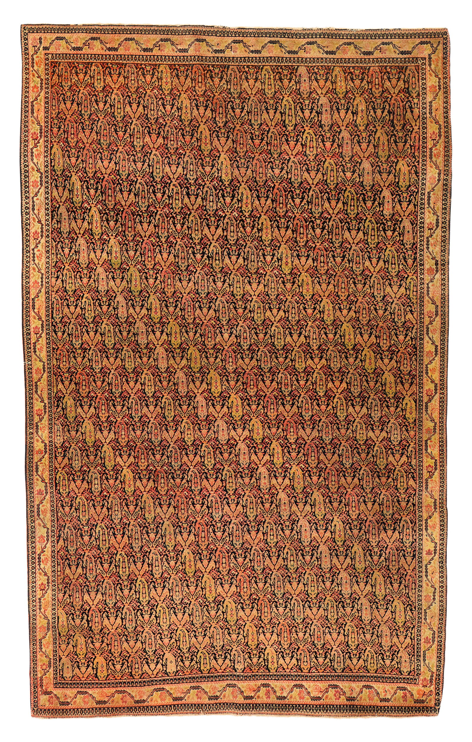 Zili Sultan Rug, Persia, ca. 1900: Zili Sultan Rug, Persia, ca. 1900 6 ft. 5 in. x 4 ft. Provenance: The Keshishian Legacy Collection, Los Angeles, CA.