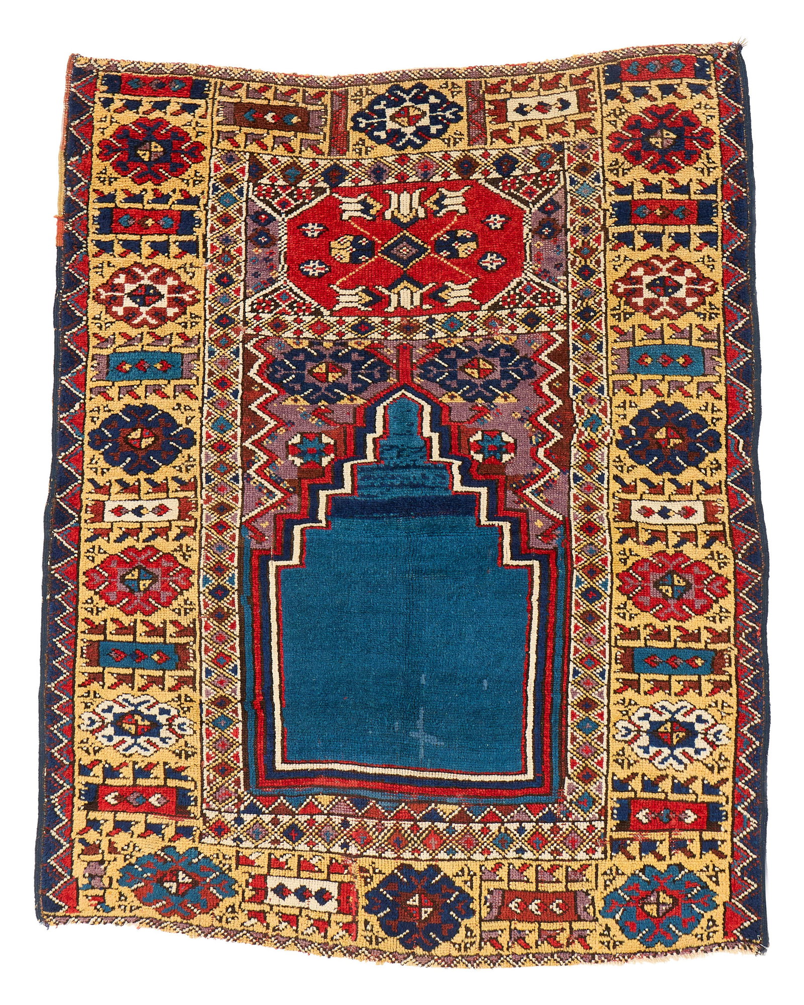 Anatolian Prayer Rug, ca. 1850 (1 of 2)