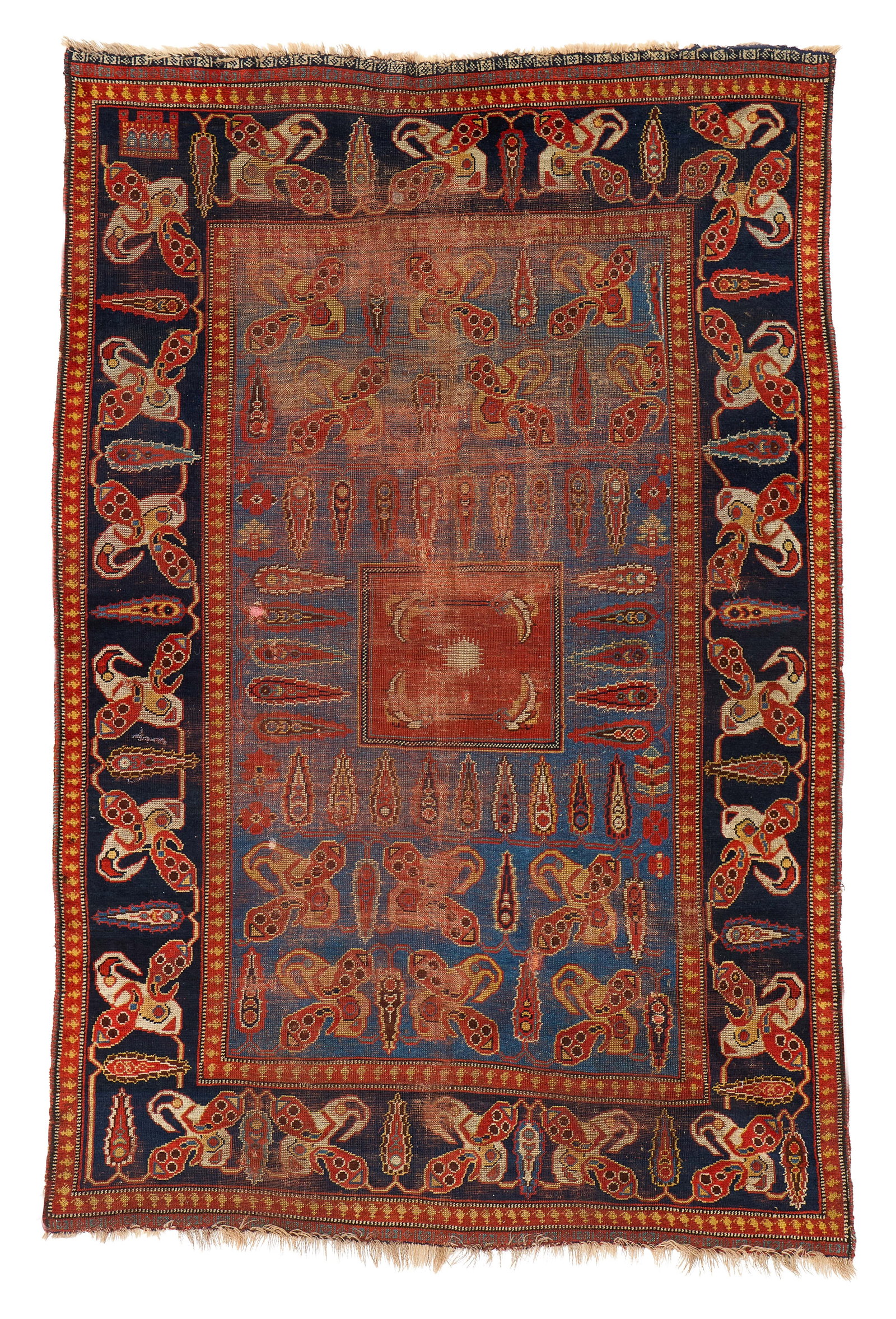 Kampseh Baharlu Rug, Persia, ca. 1850 (1 of 2)