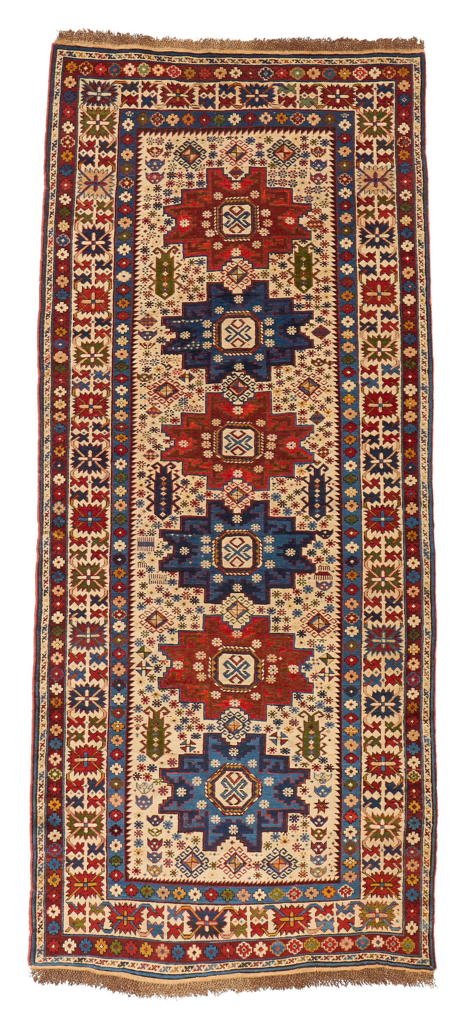 Lesghi Rug, Caucasus, ca. 1875 (1 of 2)