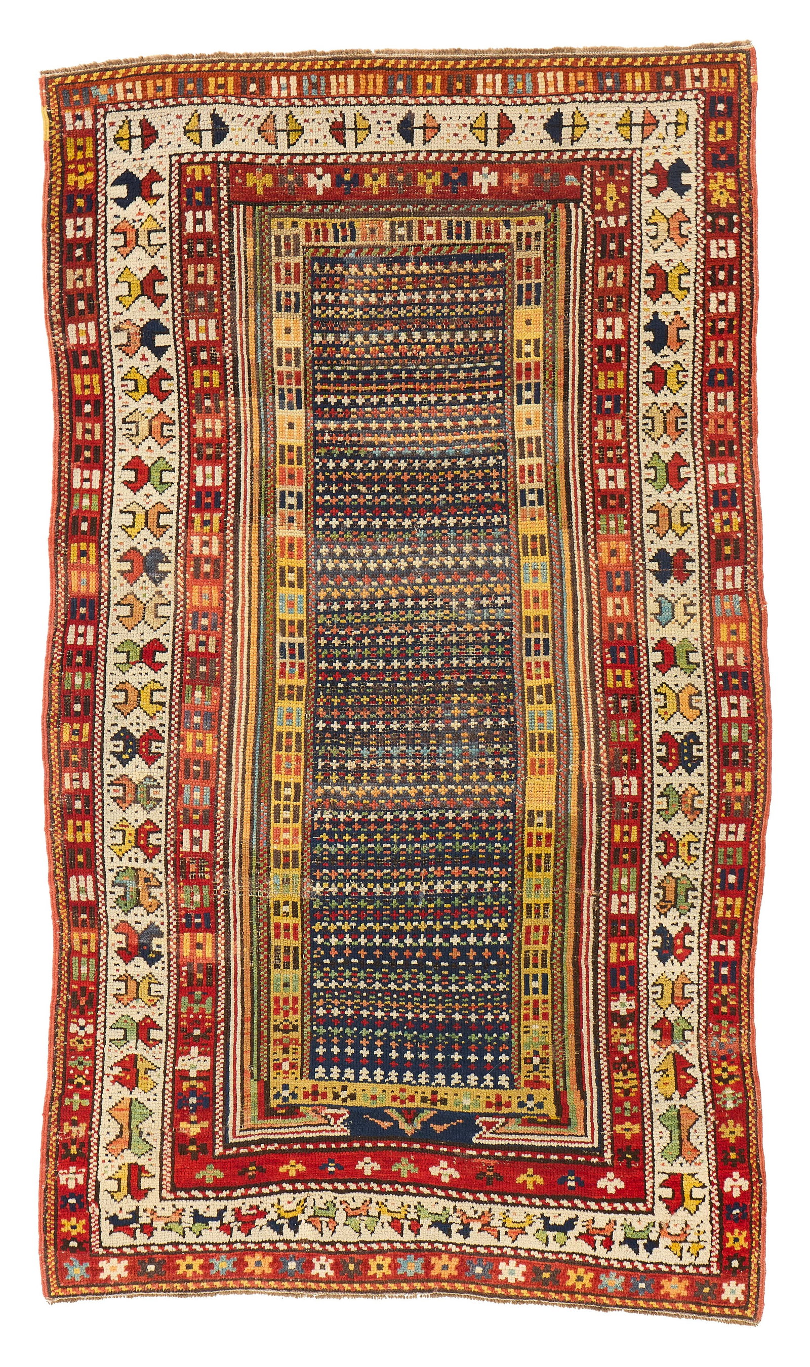Caucasian Rug, ca. 1900: Caucasian Rug, ca. 1900 5 ft. 8 in. x 3 ft. 4 in. Provenance: The Keshishian Legacy Collection, Los Angeles, CA.