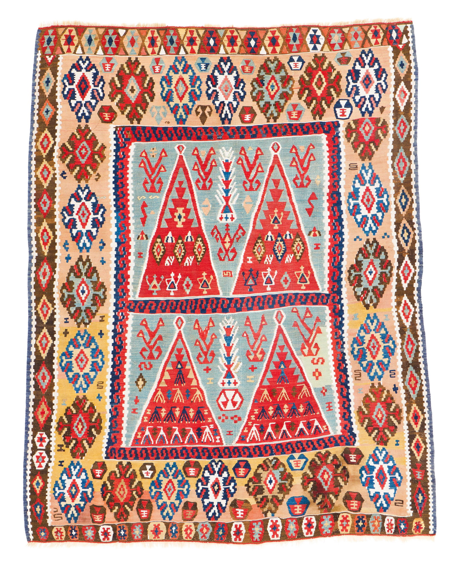 Konya Prayer Kilim, Anatolia, ca. 1875: Konya Prayer Kilim, Anatolia, ca. 1875 6 ft. 8 in. x 5 ft. Provenance: The Collection of Dr. Donald Breyer, Highland Park, IL.