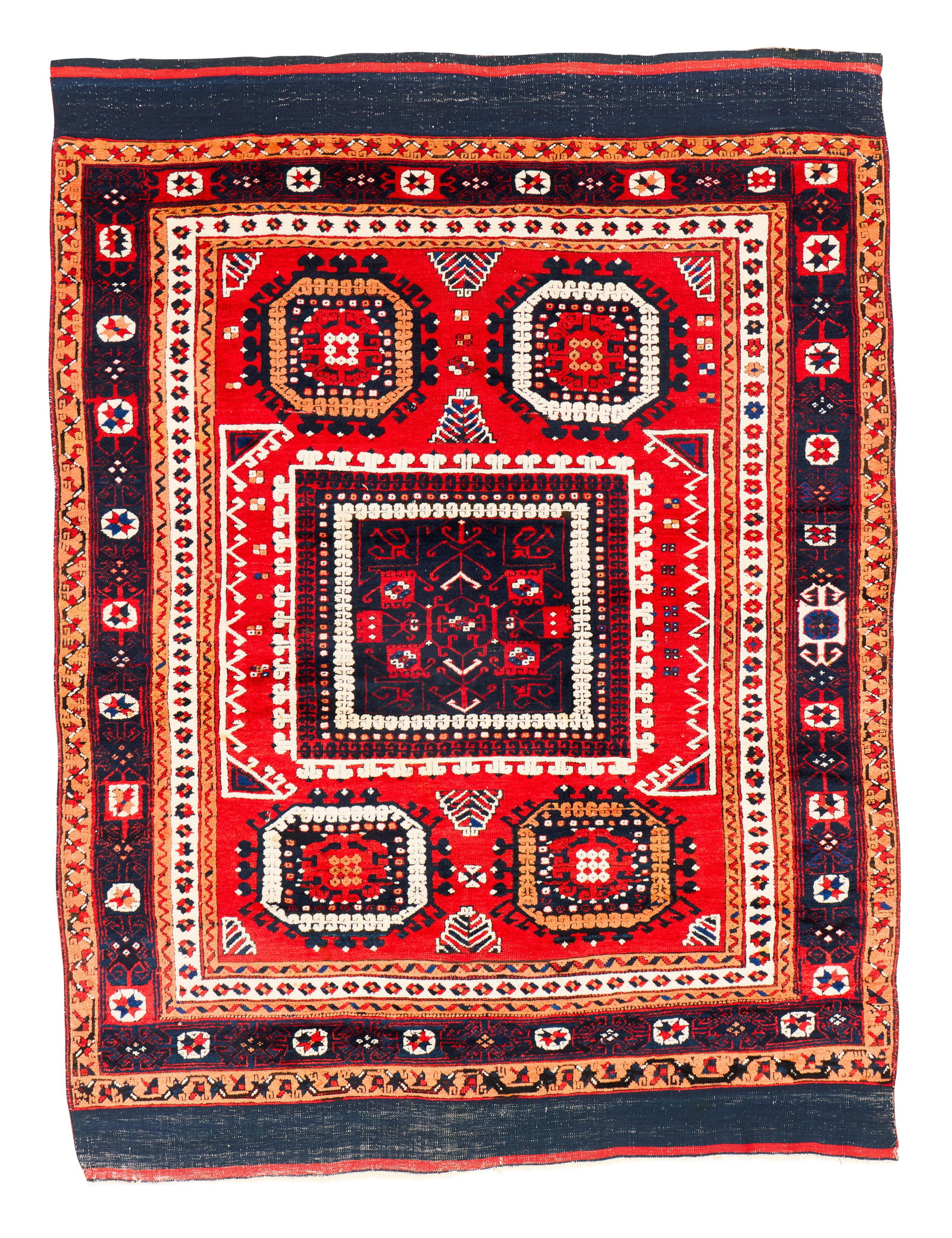 Bergamo Rug, Anatolia, ca. 1850: Bergamo Rug, Anatolia, ca. 1850 6 ft. 6 in. x 5 ft. Provenance: The Collection of Dr. Donald Breyer, Highland Park, IL. Literature: For a similar example, see: Eberhart Herrmann, Rare Oriental Carpets