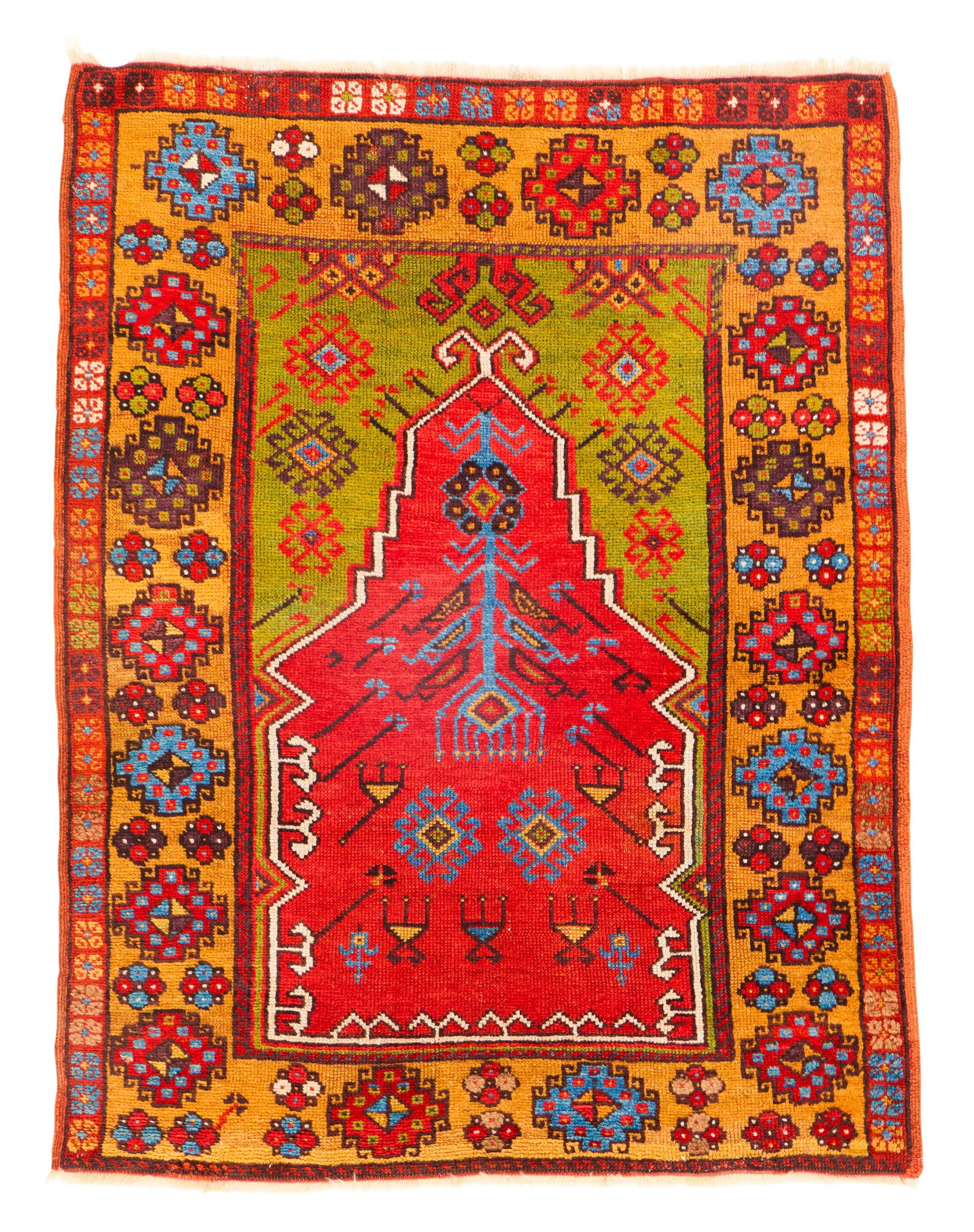 Konya Prayer Rug, Anatolia, ca. 1875: Konya Prayer Rug, Anatolia, ca. 1875 4 ft. 8 in. x 3 ft. 8 in. Provenance: The Collection of Dr. Donald Breyer, Highland Park, IL.