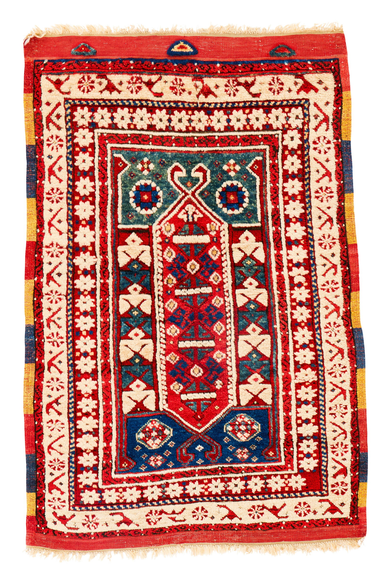 Anatolian Prayer Rug, ca. 1875 (1 of 2)