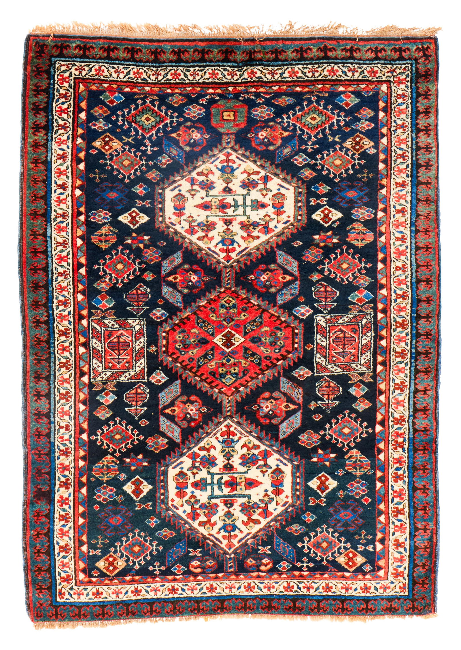Persian Rug, ca. 1900: Persian Rug, ca. 1900 4 ft. 8 in. x 3 ft. 5 in. Provenance: The Collection of Dr. Donald Breyer, Highland Park, IL.