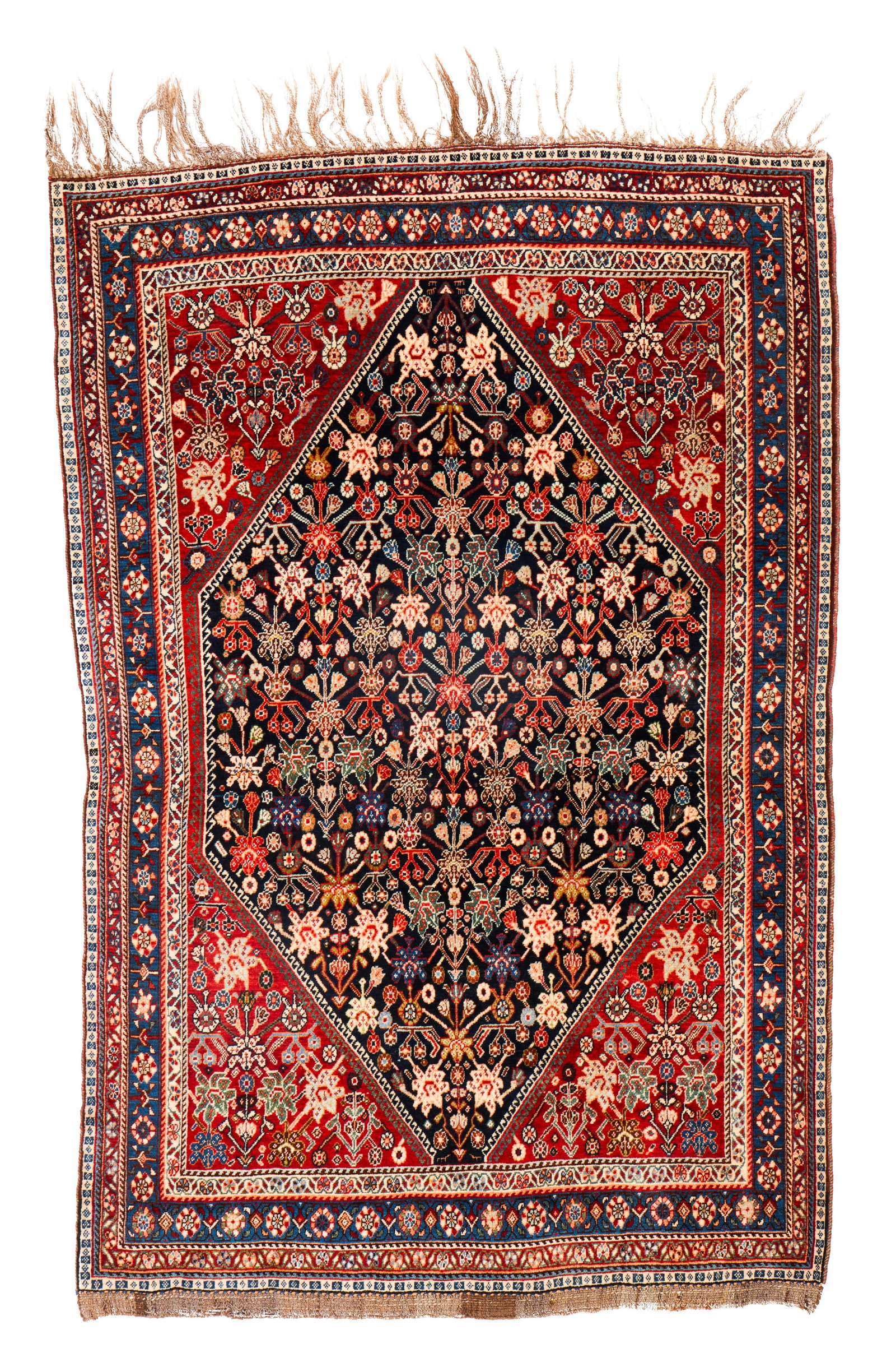 Qashgai Rug, Persia, first quarter 20th century: Qashgai Rug, Persia, first quarter 20th century 6 ft. x 4 ft. Provenance: The Collection of Dr. Donald Breyer, Highland Park, IL.