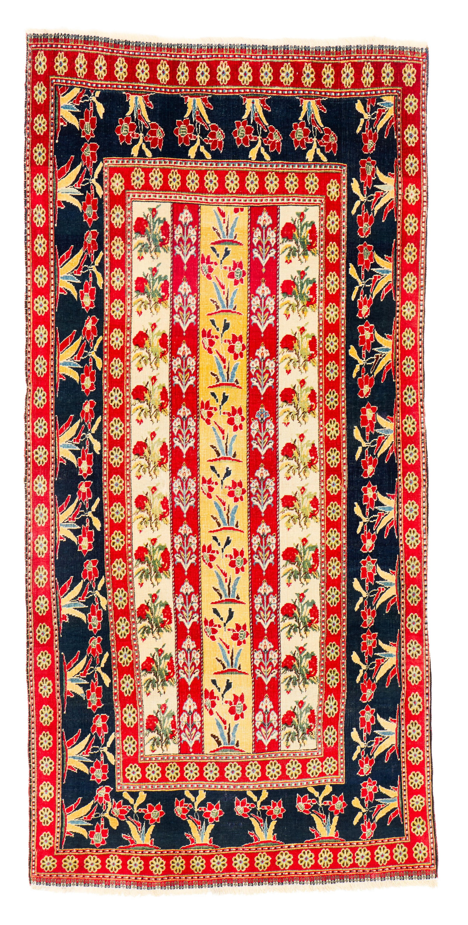 Qashgai 'Mughal Influence' Rug, Persia, ca. 1900: Qashgai 'Mughal Influence' Rug, Persia, ca. 1900 6 ft. 4 in. x 3 ft. 1 in. Provenance: The Collection of Dr. Donald Breyer, Highland Park, IL.
