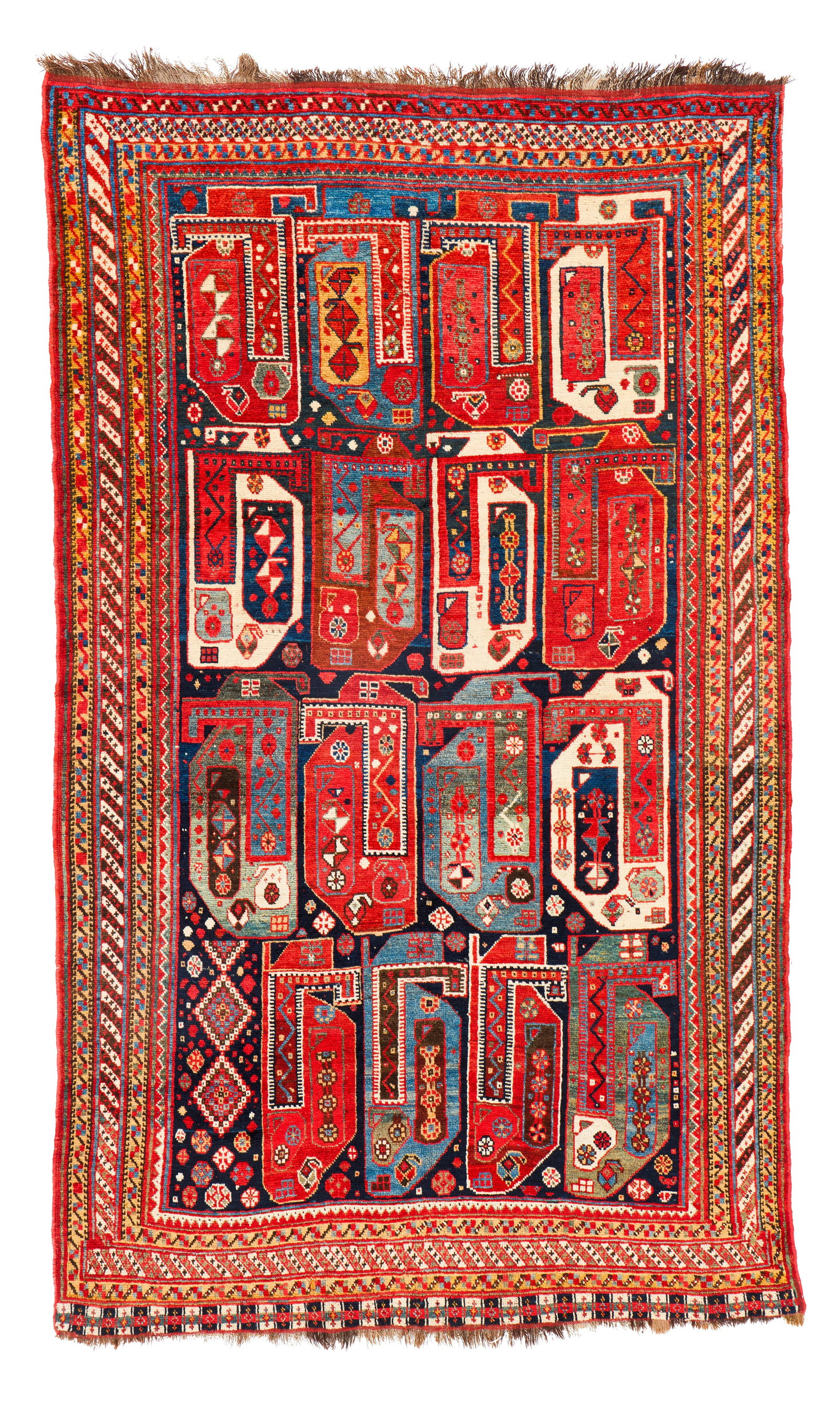 Qashgai Rug, Persia, last quarter 19th century: Qashgai Rug, Persia, last quarter 19th century 8 ft. 6 in. x 5 ft. Provenance: The Collection of Dr. Donald Breyer, Highland Park, IL.