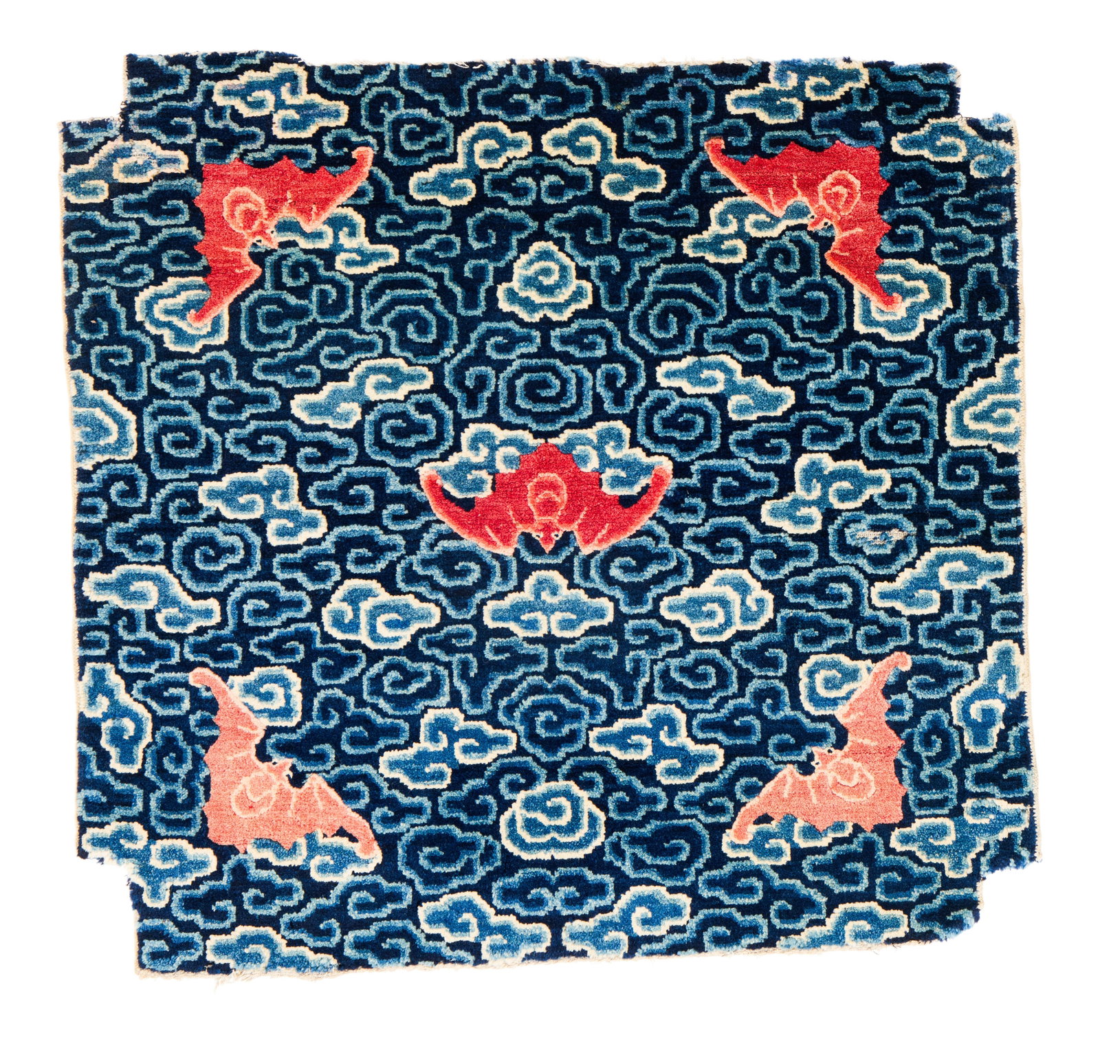 Tibetan Rug Panel, ca. 1900: Tibetan Rug Panel, ca. 1900 2 ft. 7 in. x 2 ft. 7 in. Provenance: The Collection of Dr. Donald Breyer, Highland Park, IL.