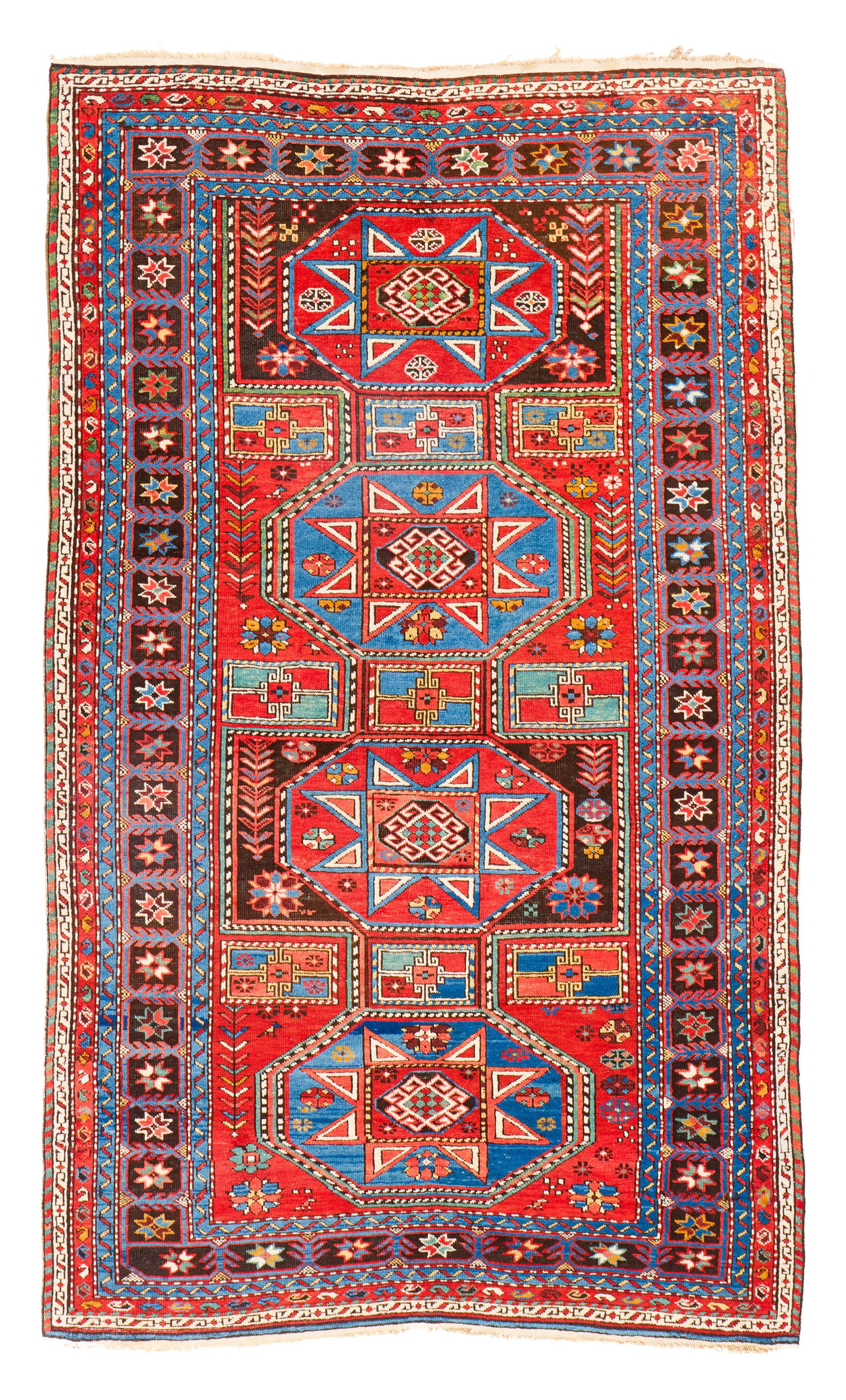 Shirvan Rug, Caucasus, ca. 1900: Shirvan Rug, Caucasus, ca. 1900 7 ft. x 4 ft. 2 in. Provenance: The Collection of Dr. Donald Breyer, Highland Park, IL.