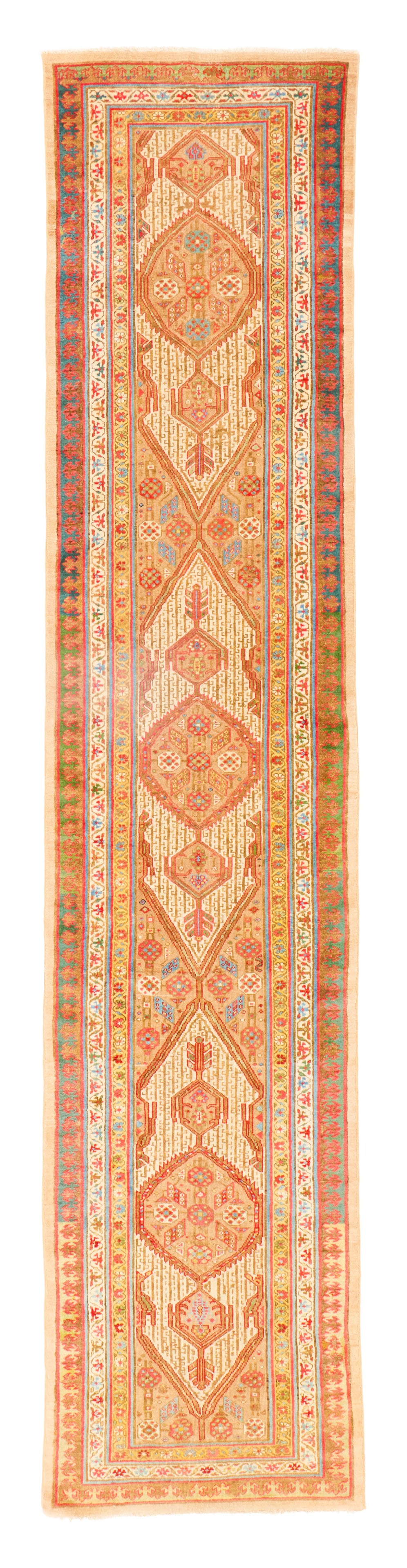 Serab Runner, Persia, ca. 1900: Serab Runner, Persia, ca. 1900 13 ft. x 3 ft. Provenance: The Collection of Dr. Donald Breyer, Highland Park, IL. Other notes: The town of Serab ? about 70 miles east of Tabriz ? provided a market