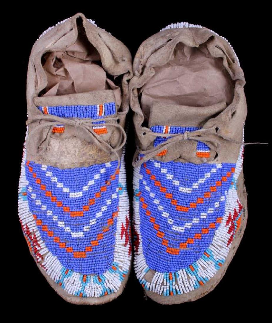 Arapaho Beaded Moccasins circa 1890 (1 of 10)
