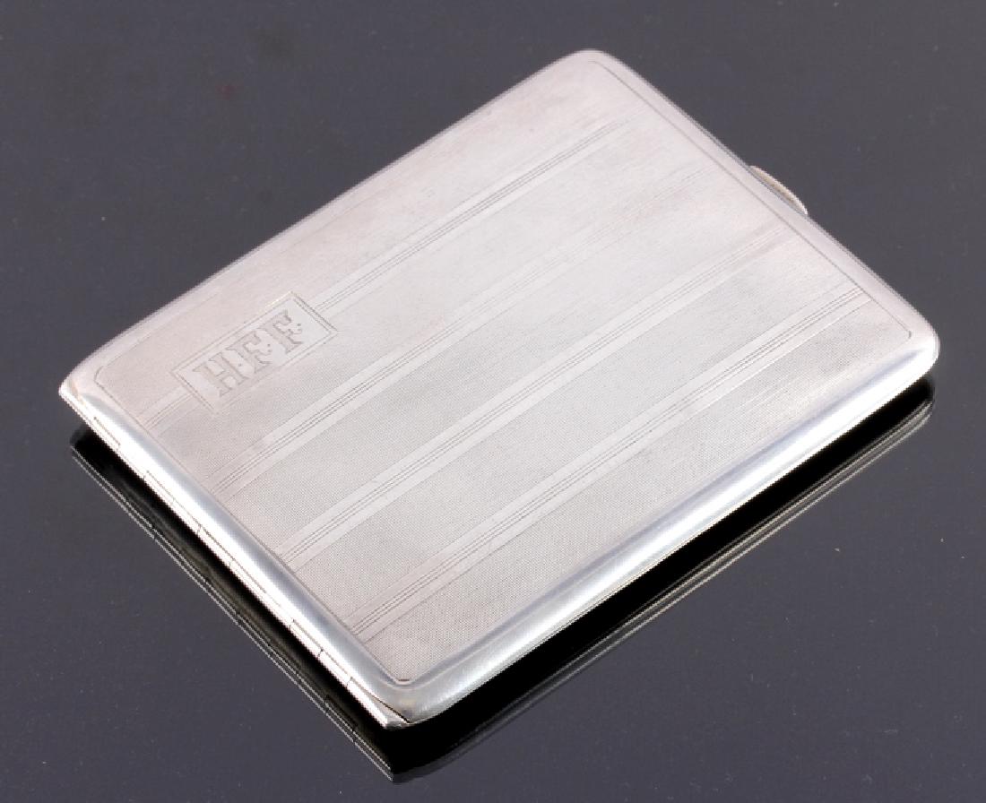 Watrous Sterling Silver Art Deco Cigarette Case (1 of 9)