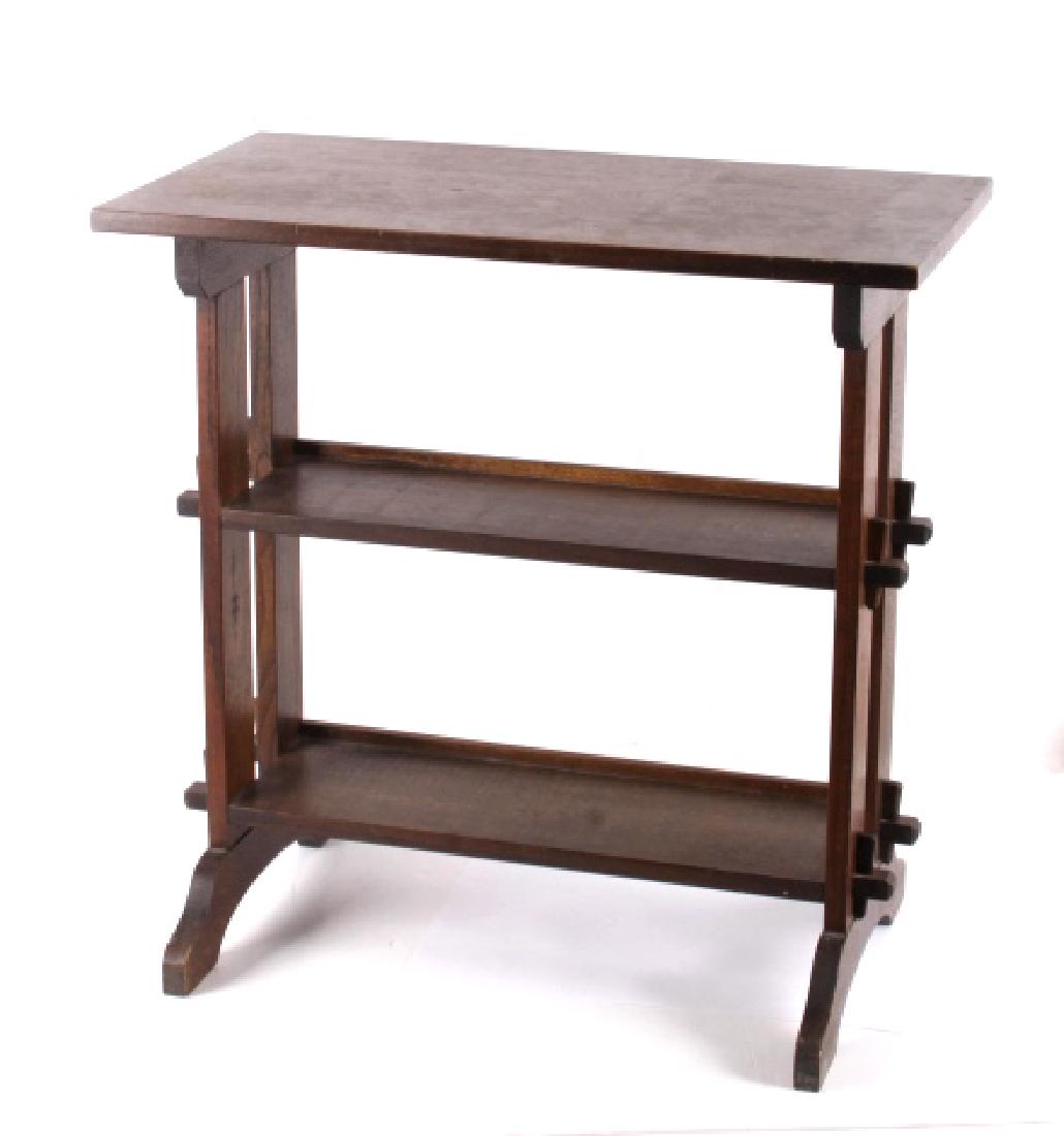 Roycroft Arts & Crafts Era Oak Bookshelf (1 of 10)