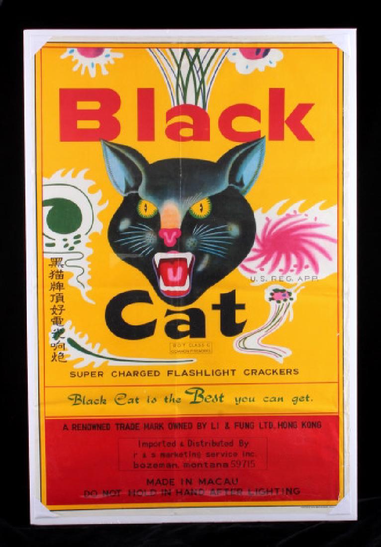 Black Cat Firecracker Advertising Poster (1 of 9)