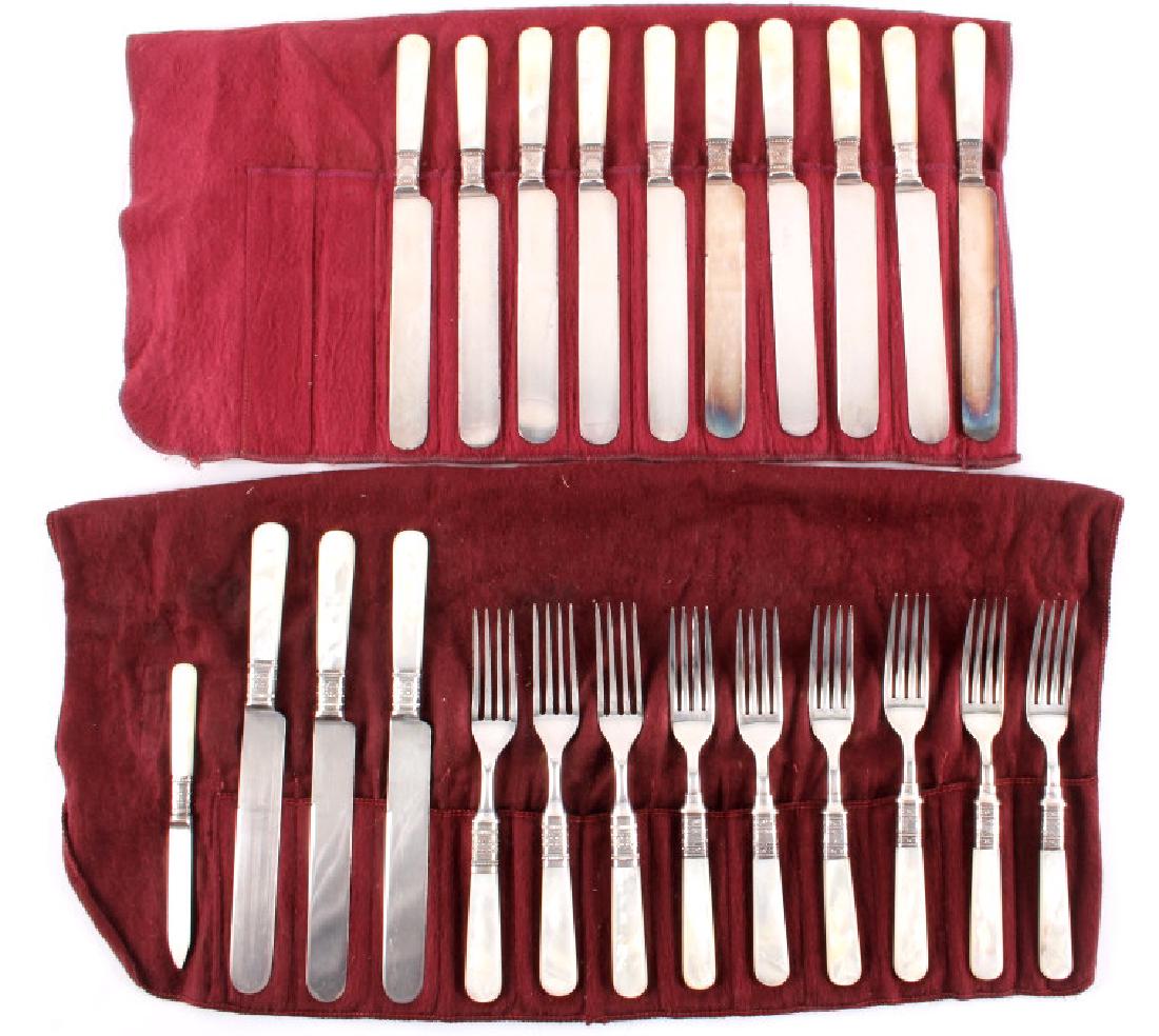 Sterling Silver Mother of Pearl Flatware (1 of 9)