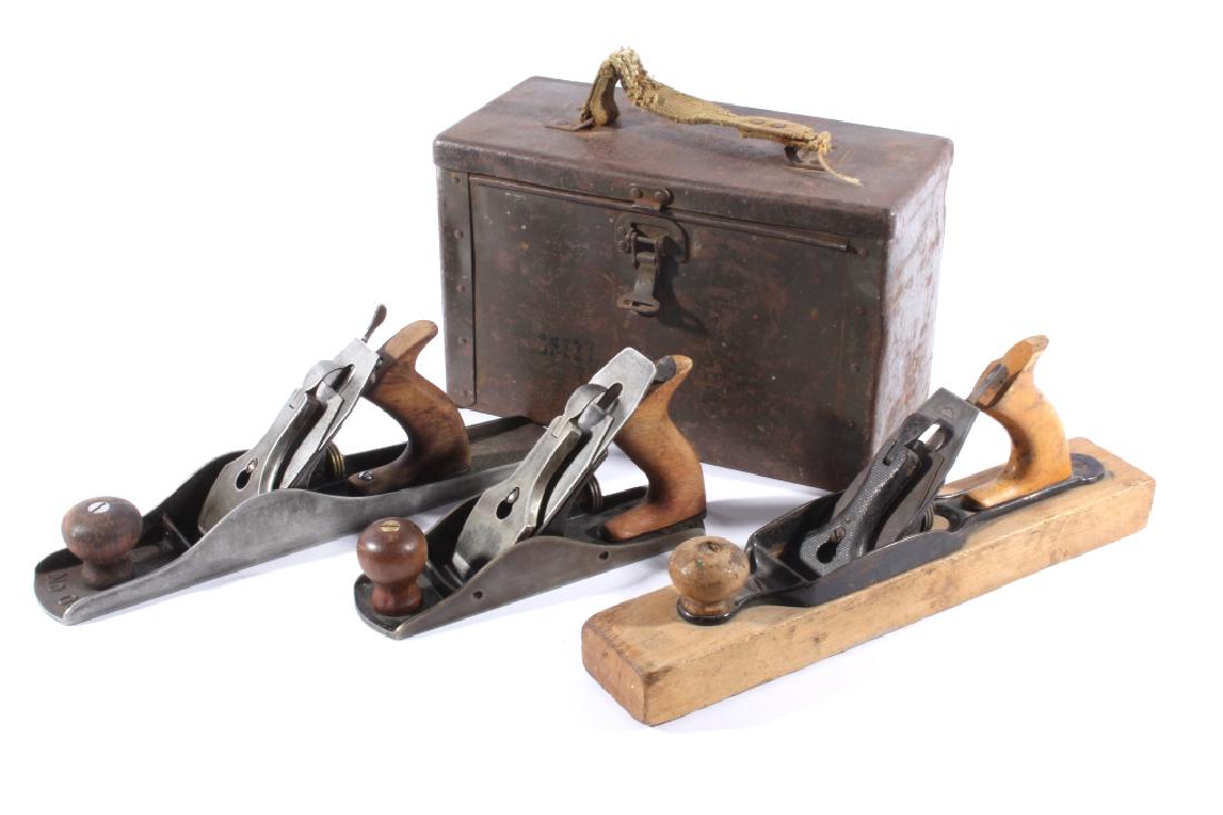 Early Wood Planes With Storage Box (1 of 14)