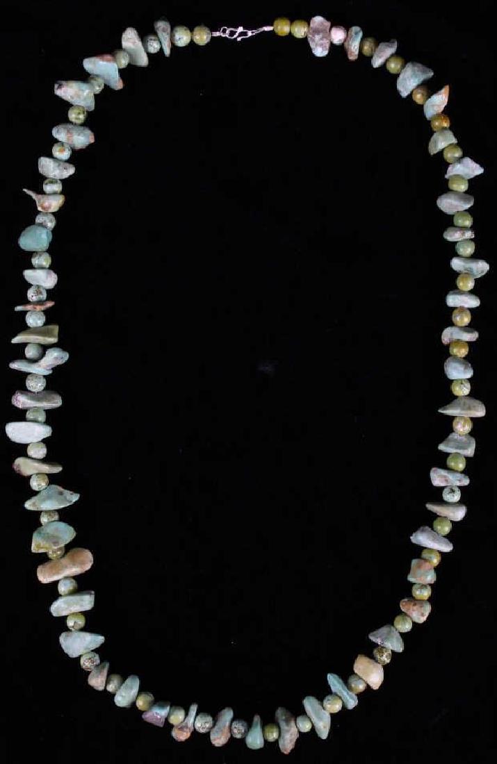 Navajo King's Manassa Turquoise Nugget Necklaces (1 of 6)