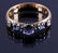 Montana Yogo Sapphire & Diamond 14K Gold Ring - 5